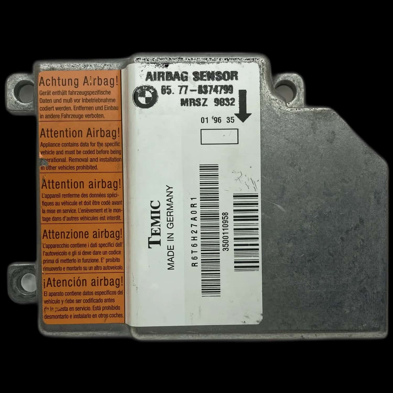 Riparazione centralina airbag BMW Serie 3 E36