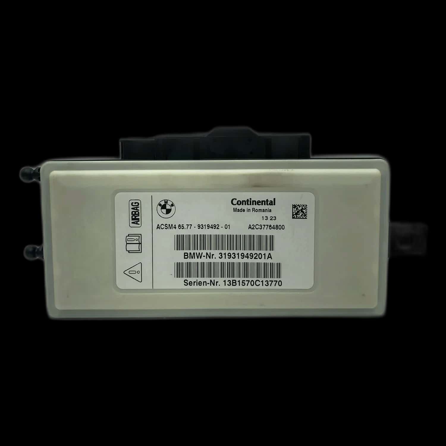 BMW X3 F25 Riparazione centralina airbag