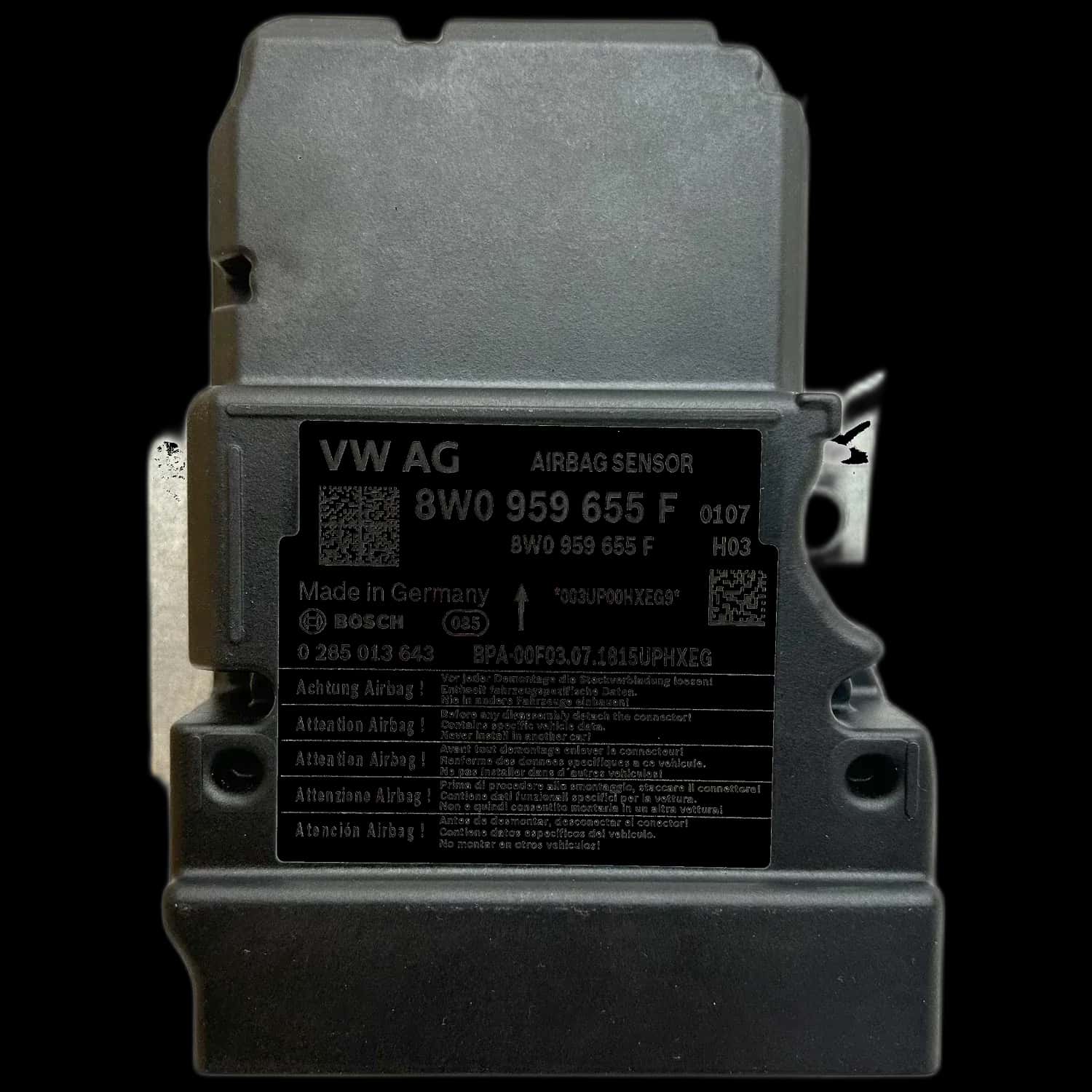 Audi A4 8W Avant Riparazione centralina airbag