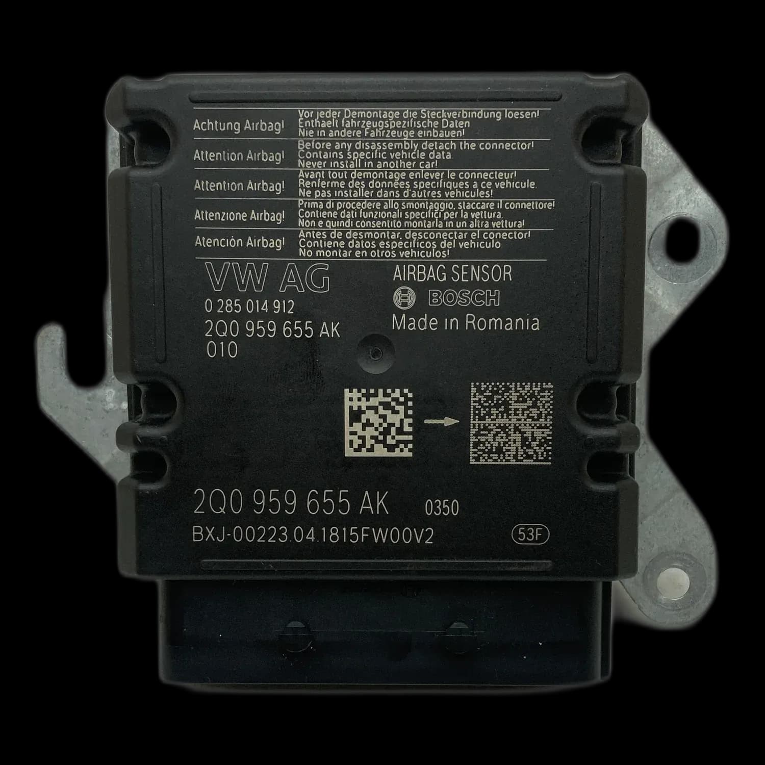 Audi A1 GB Centralina airbag Riparazione