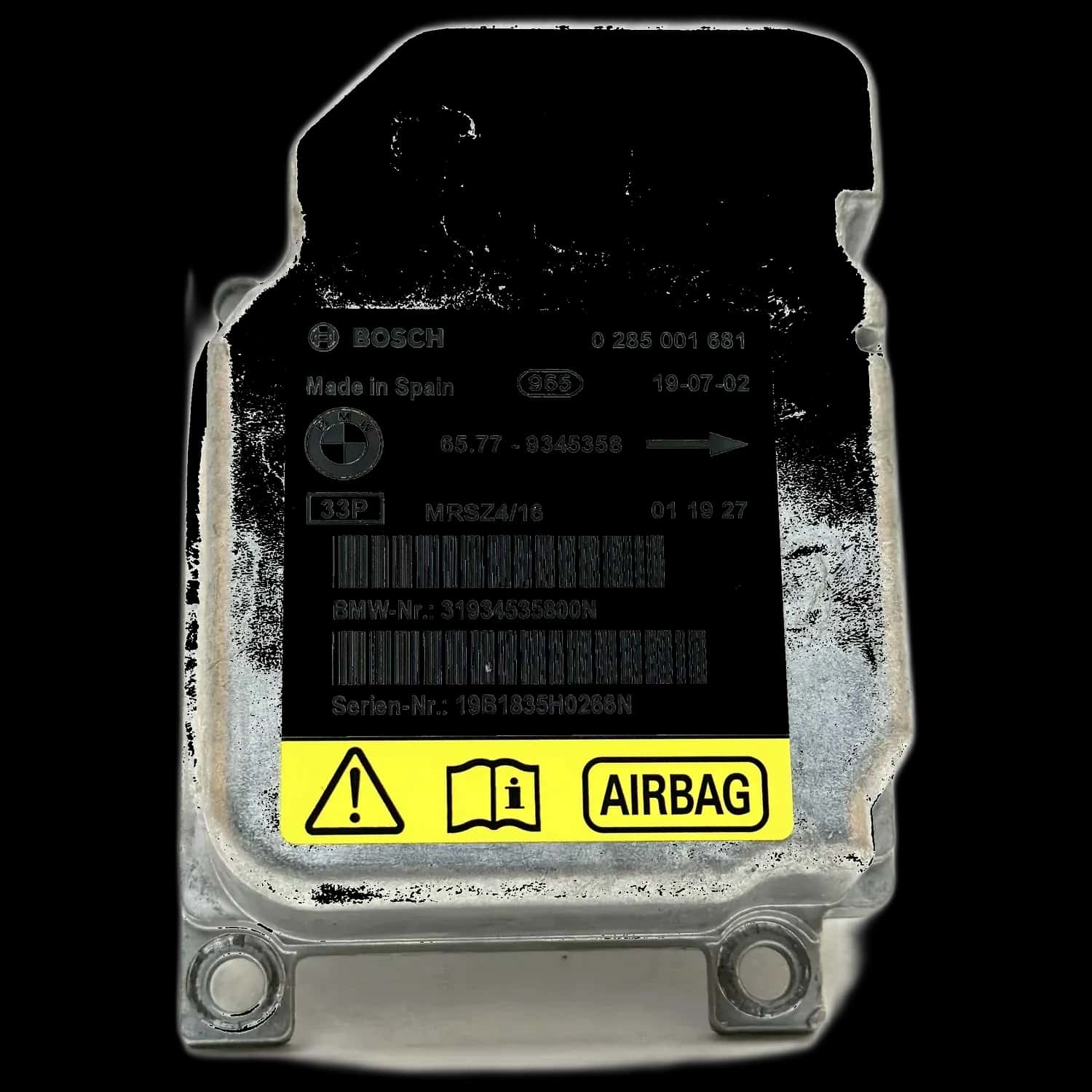 BMW M3 E46 Riparazione centralina airbag