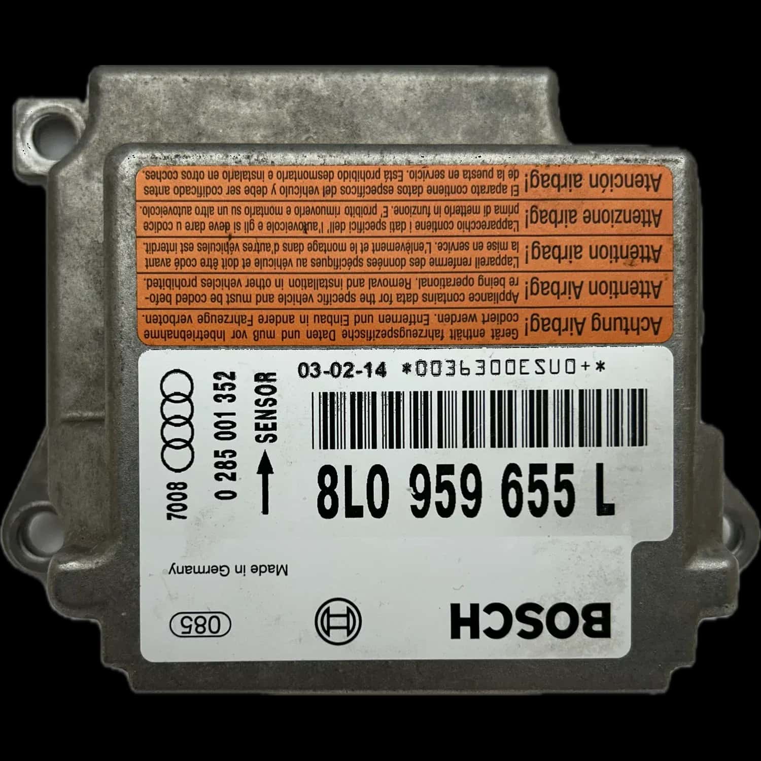 Audi A3 8L Riparazione centralina airbag