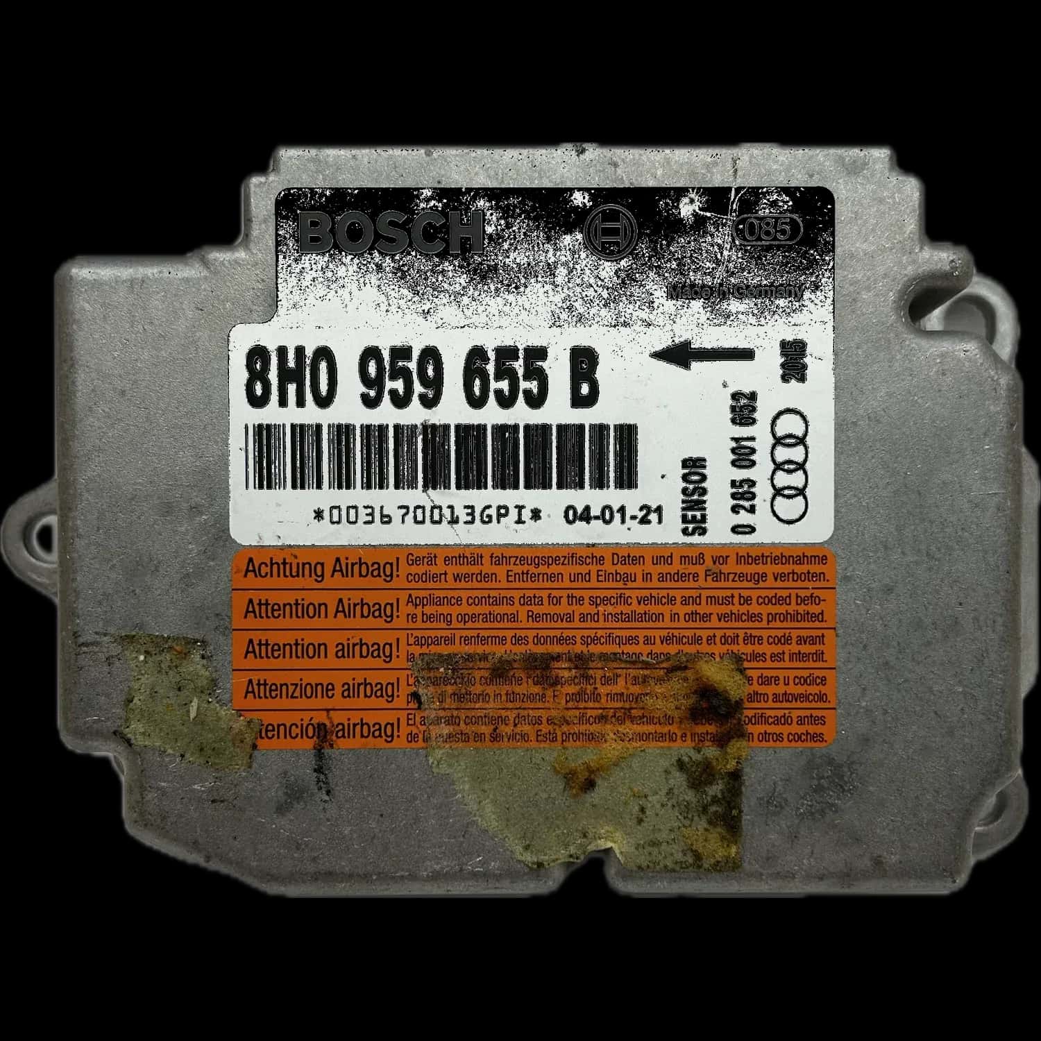 Audi A4 B6 8E Centralina airbag Riparazione