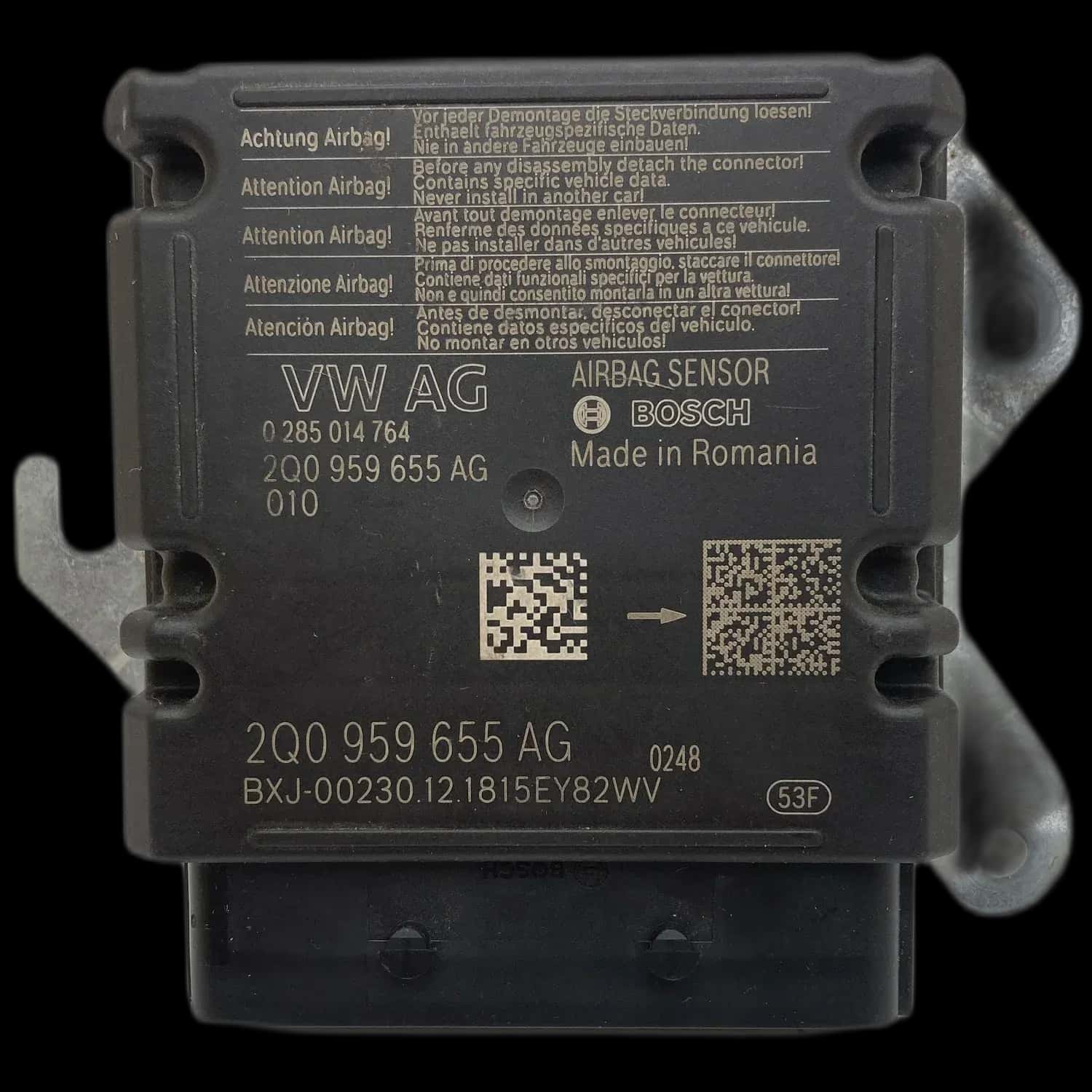 Volkswagen Polo 6 (AW) Riparazione centralina airbag