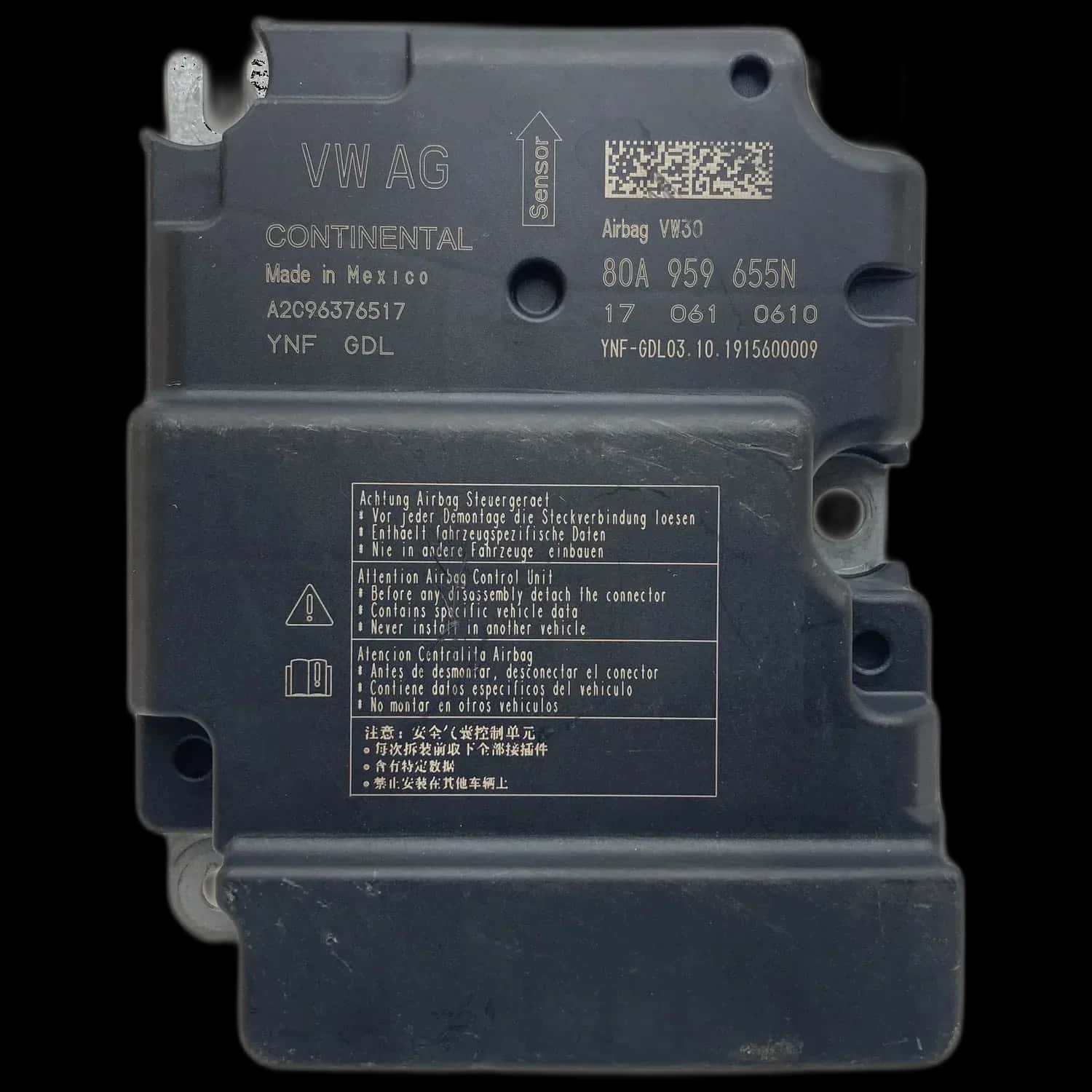 Riparazione centralina airbag Audi Q5 FYB Sportback