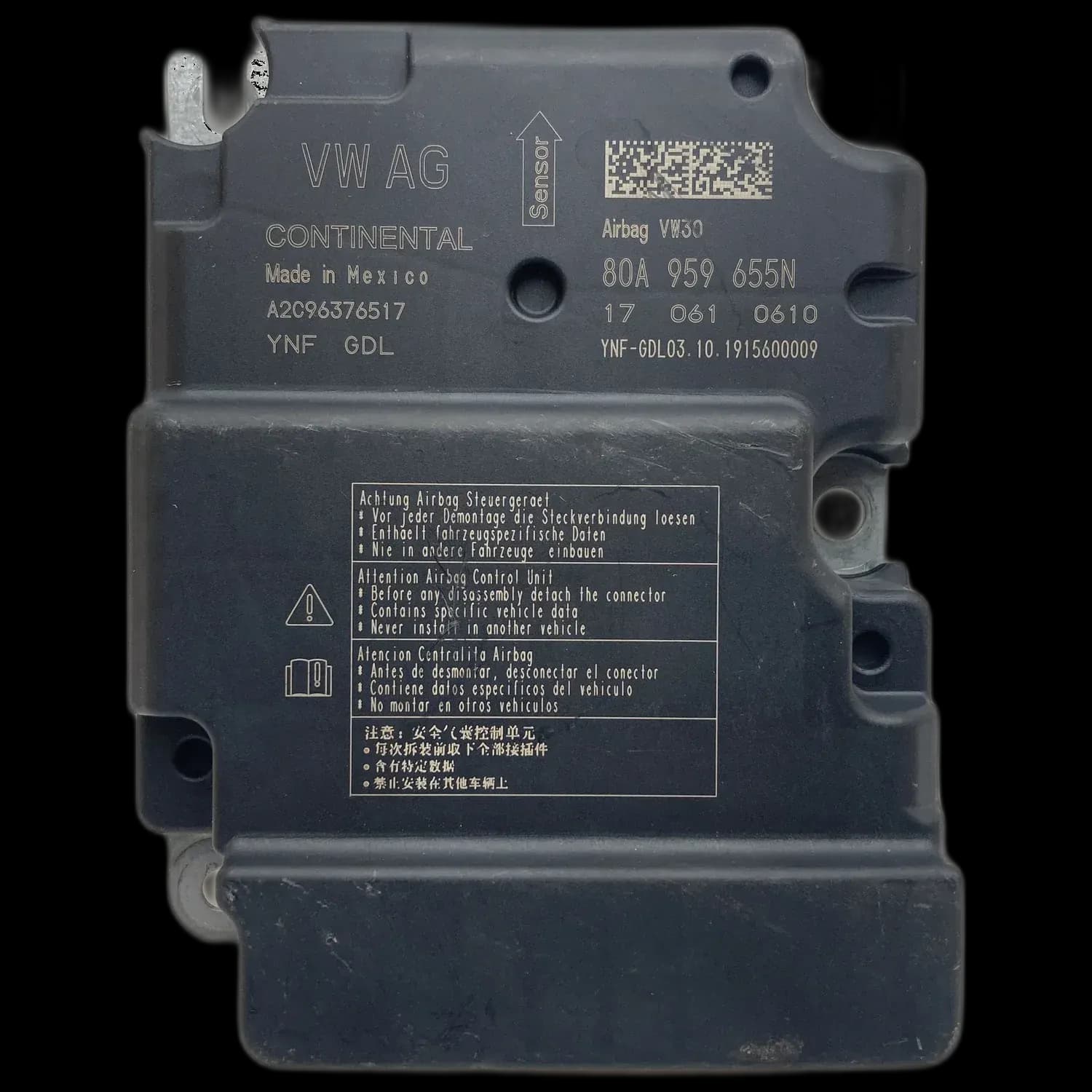 Riparazione centralina airbag Audi Q5 FYB Sportback