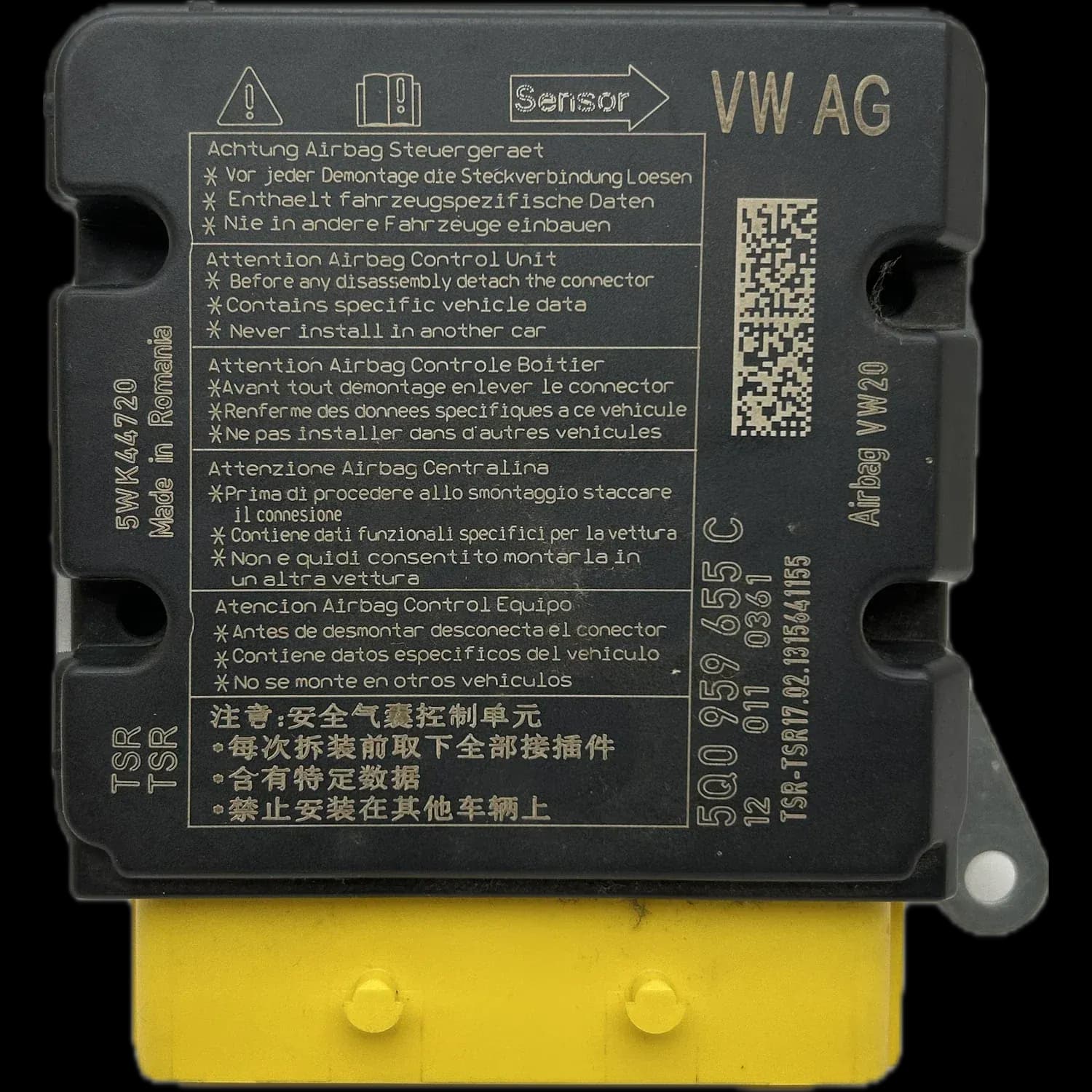 Audi RSQ3 F3 Riparazione centralina airbag