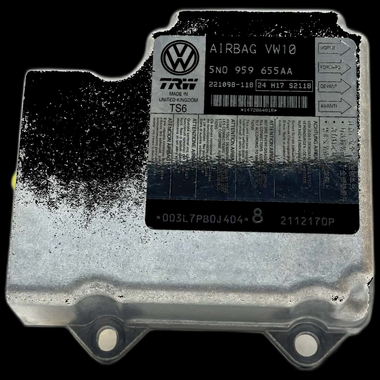 Volkswagen Passat CC 35 Riparazione centralina airbag
