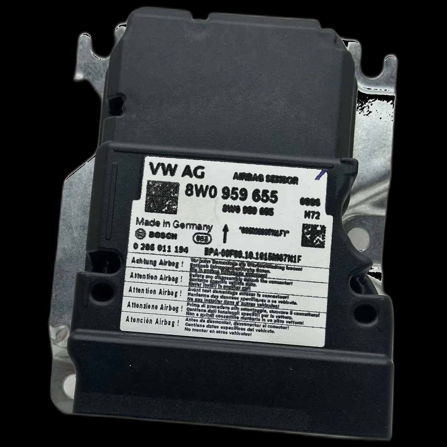 Audi RS4 B9 8W Riparazione centralina airbag