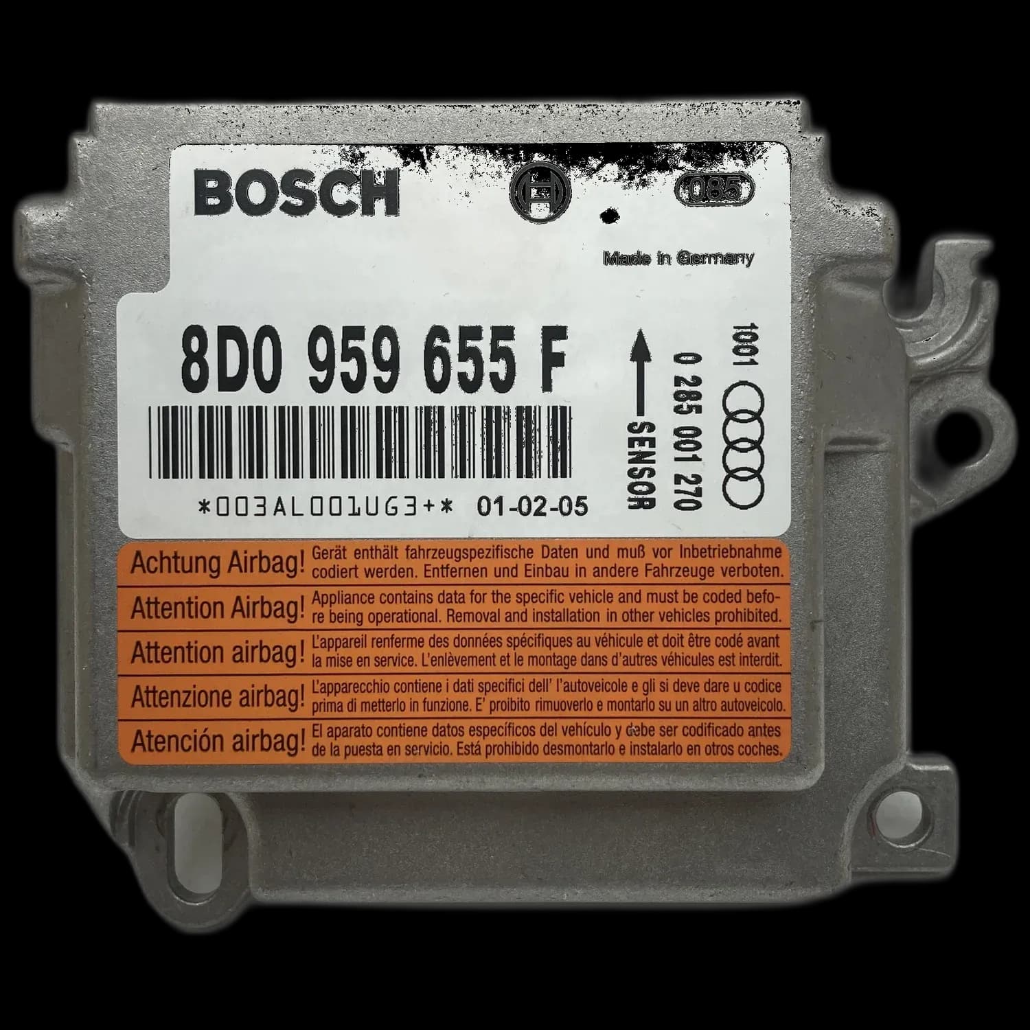 Audi RS4 B5 8D Riparazione centralina airbag