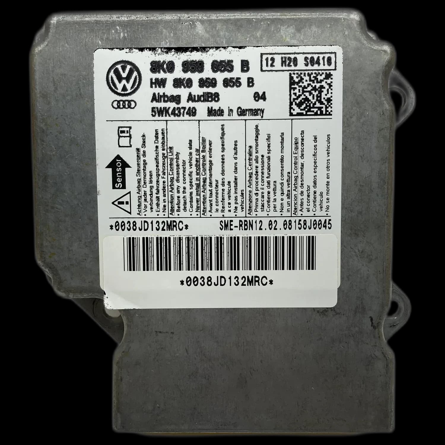 Audi S4 B8 8K Centralina airbag Riparazione