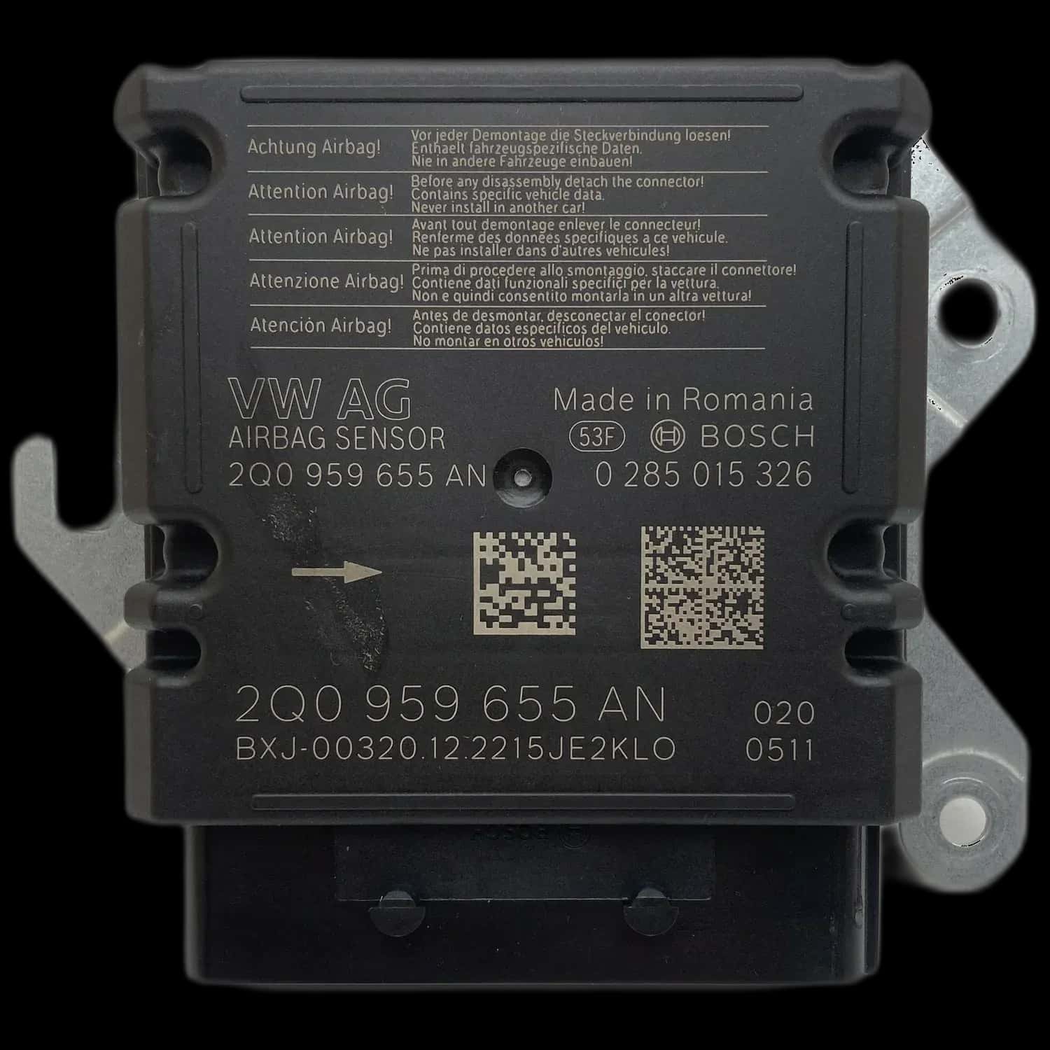 Riparazione centralina airbag Volkswagen California T6.1