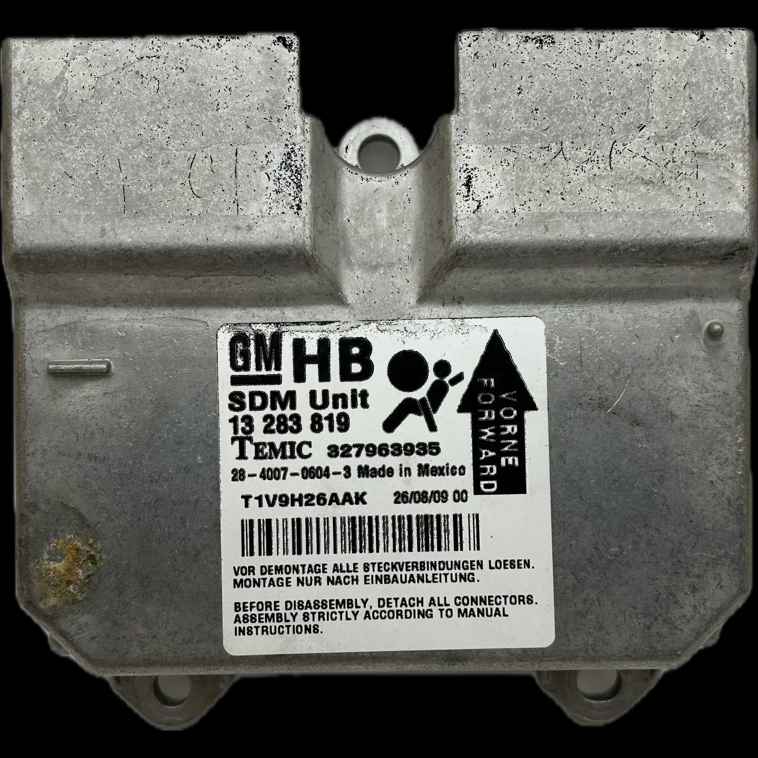 Opel Corsa D Riparazione centralina airbag
