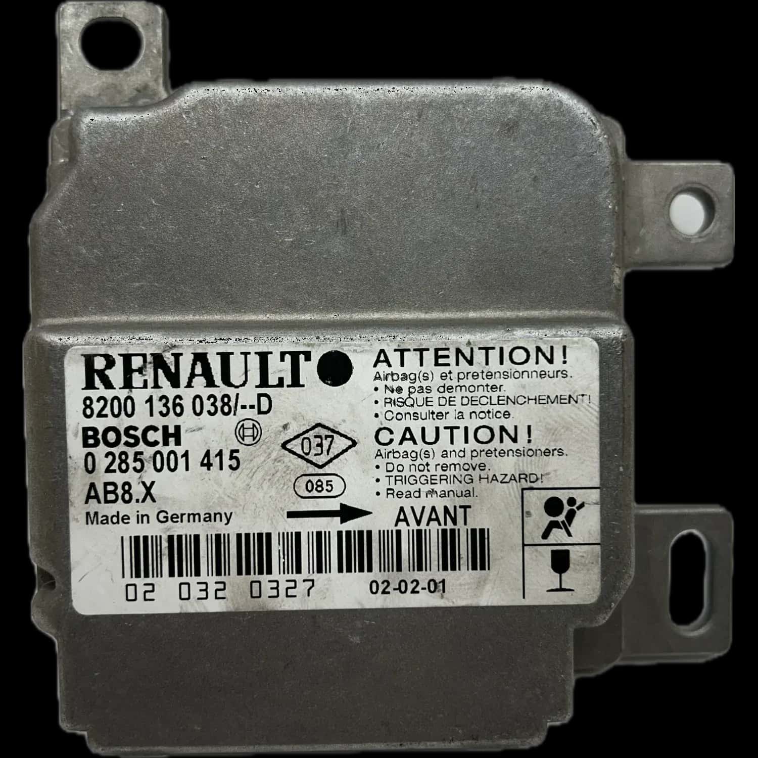Renault Clio II Riparazione centralina airbag