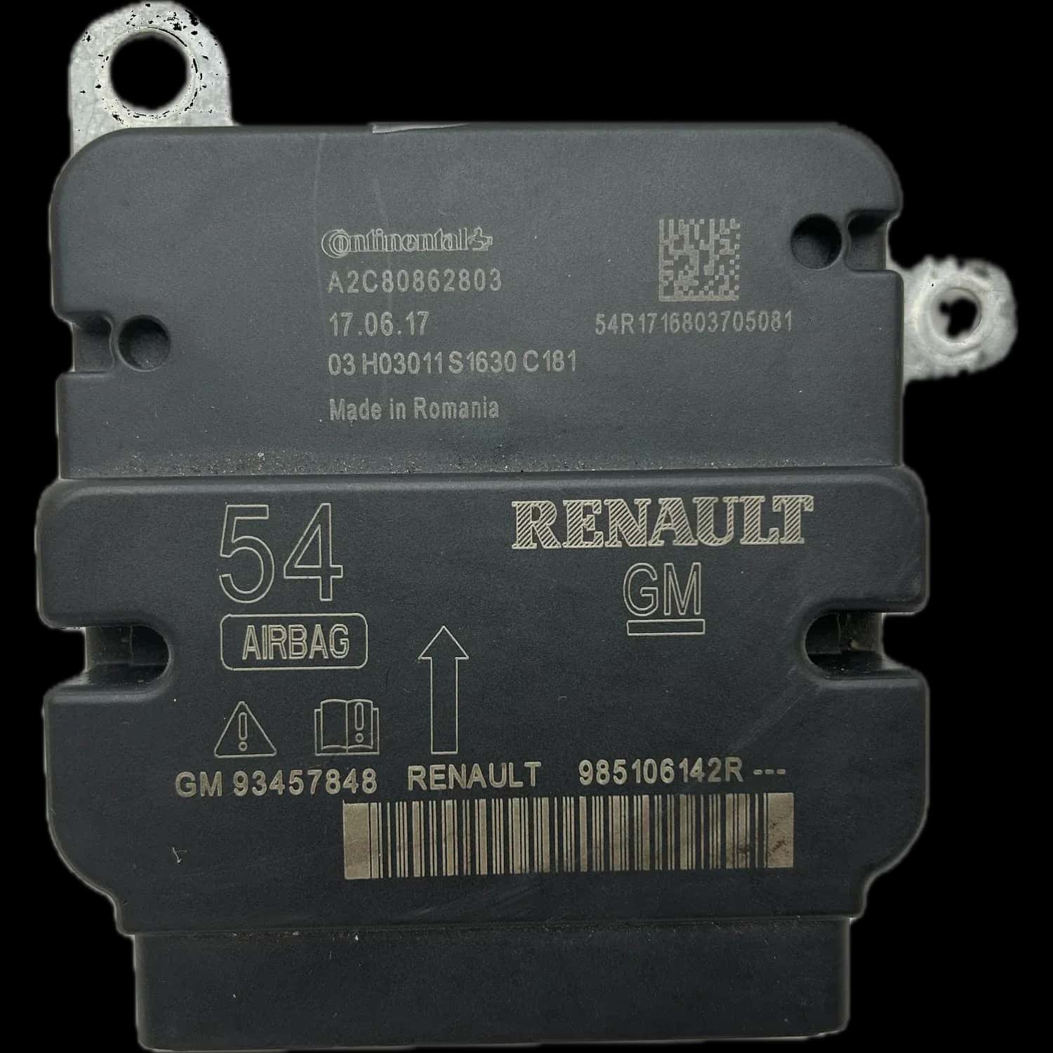 Renault Trafic III Riparazione centralina airbag