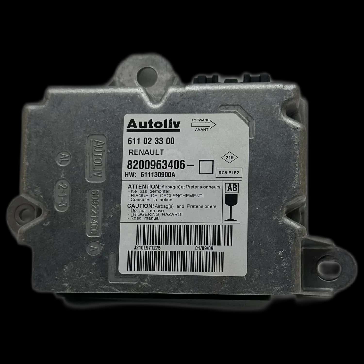 Renault Modus I Riparazione centralina airbag