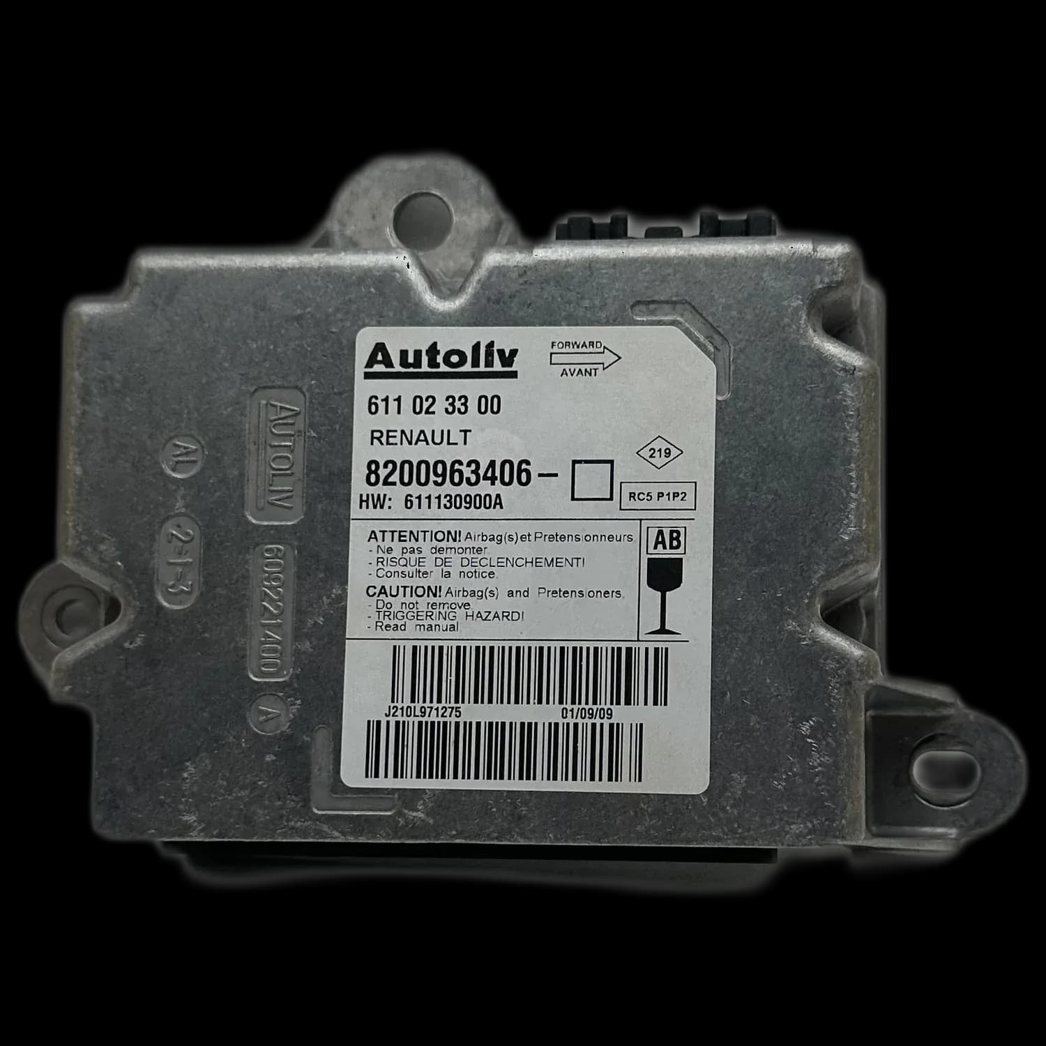 Renault Grand Modus I Riparazione centralina airbag