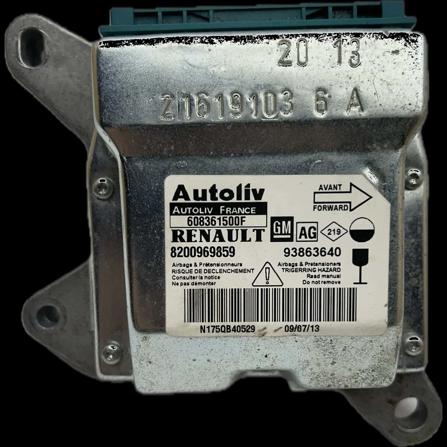 Renault Trafic II Riparazione centralina airbag
