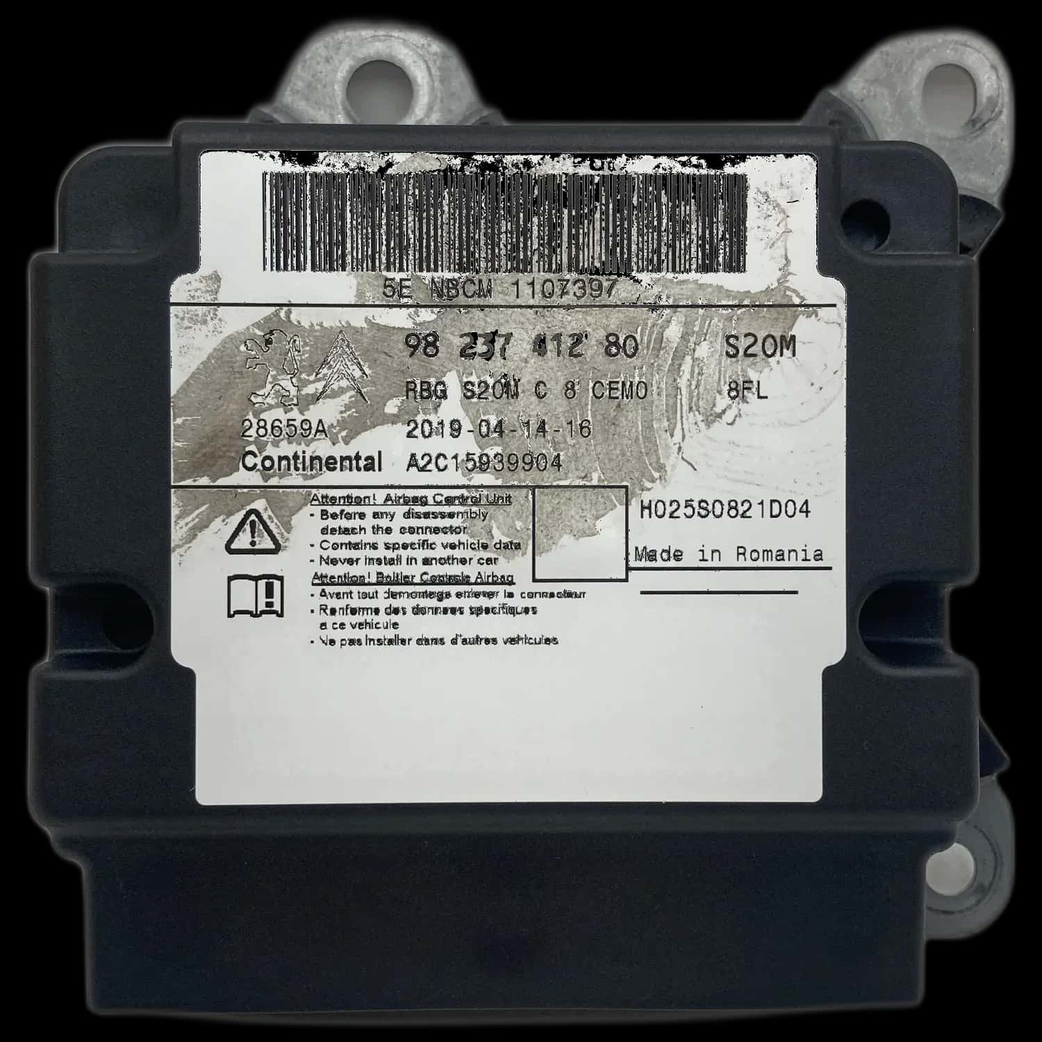 Riparazione centralina airbag Peugeot Partner III