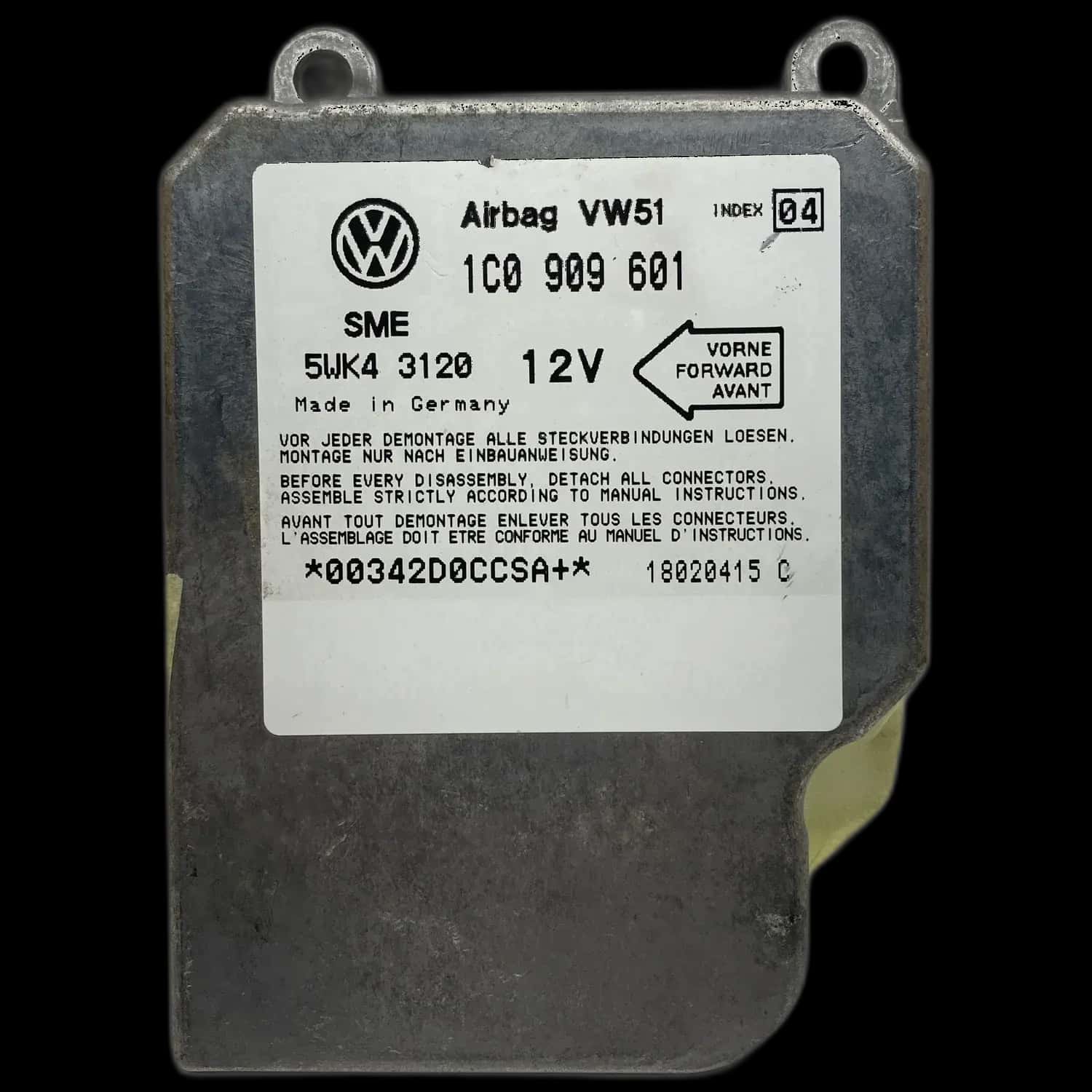 Skoda Fabia Mk1 Riparazione centralina airbag