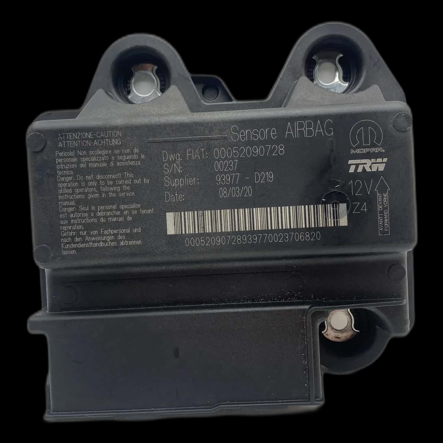 Riparazione centralina airbag Fiat Tipo 356