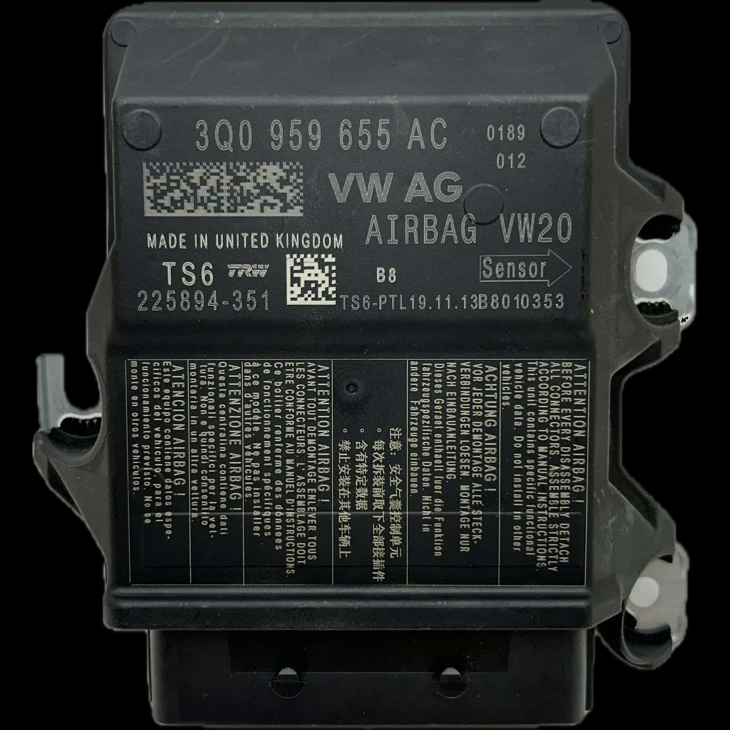 Skoda Octavia Mk3 Riparazione centralina airbag