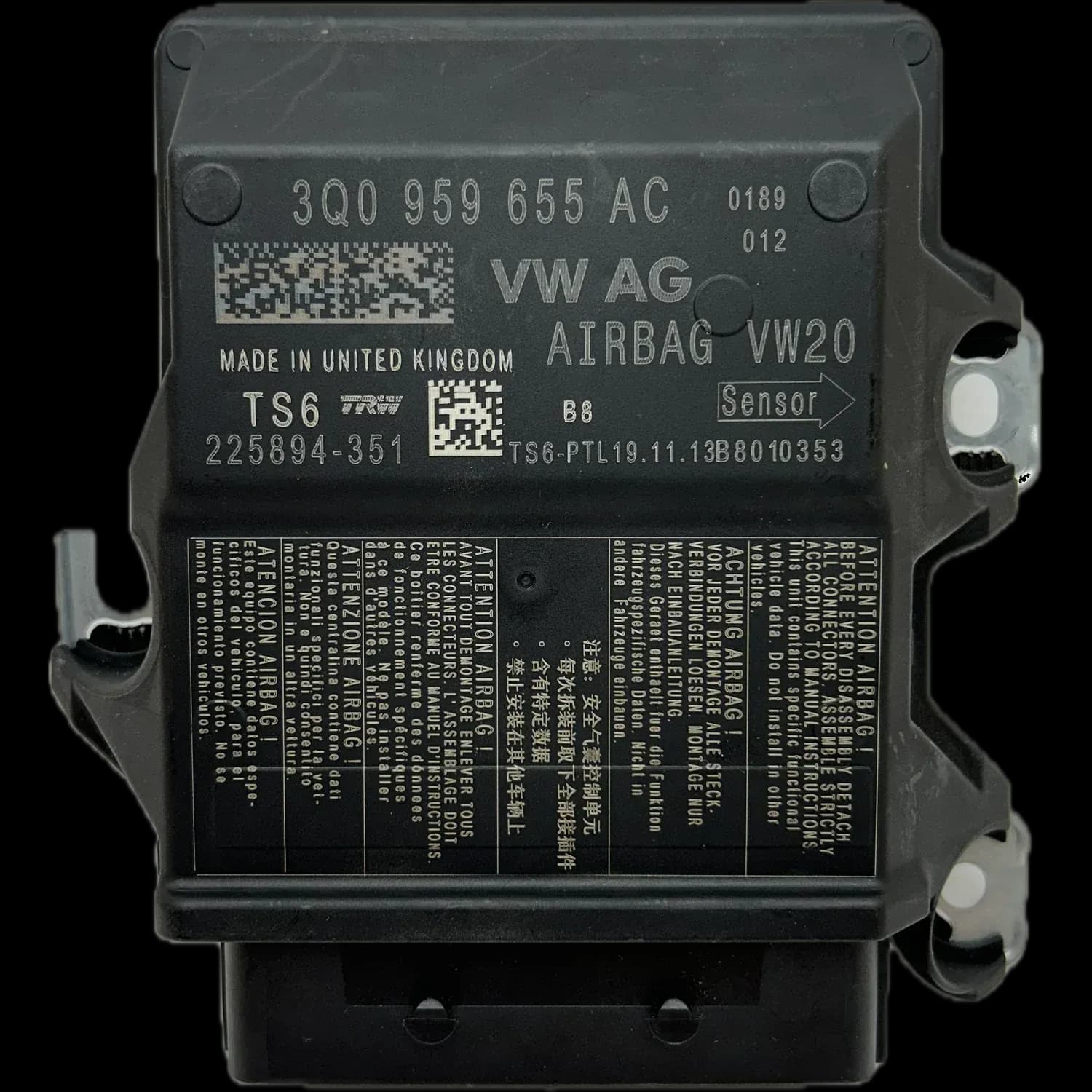 Skoda Octavia Mk3 Riparazione centralina airbag