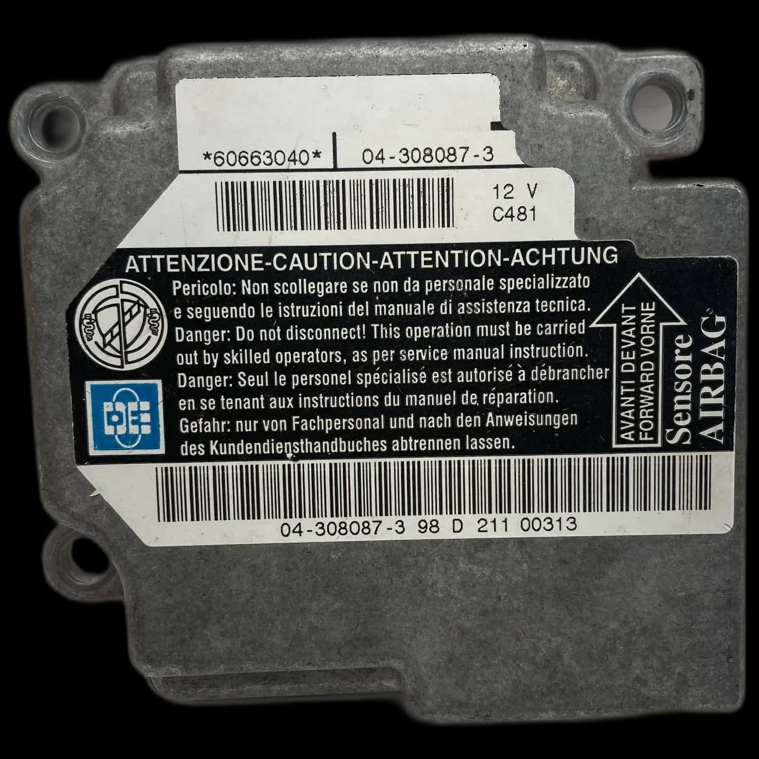 Alfa Romeo 156 932 Riparazione centralina airbag