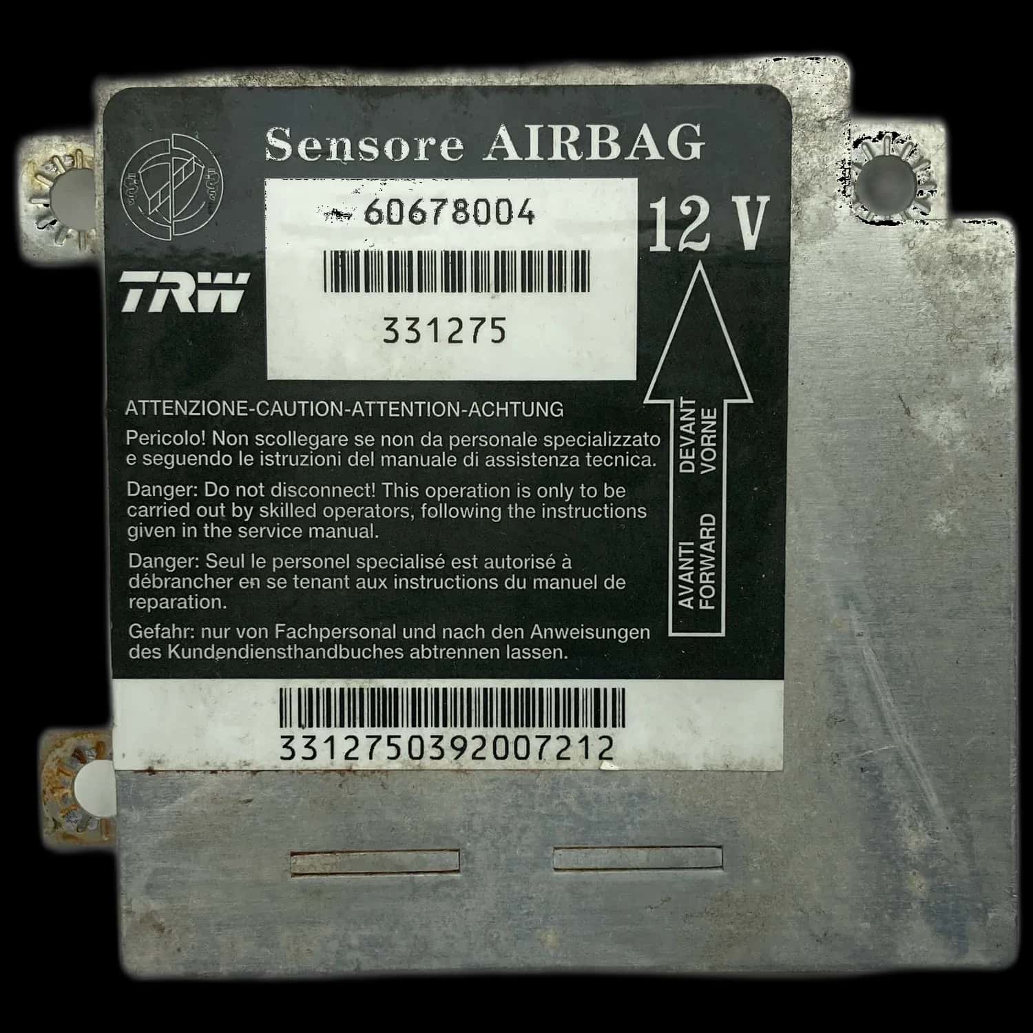 Alfa Romeo 166 936 Riparazione centralina airbag