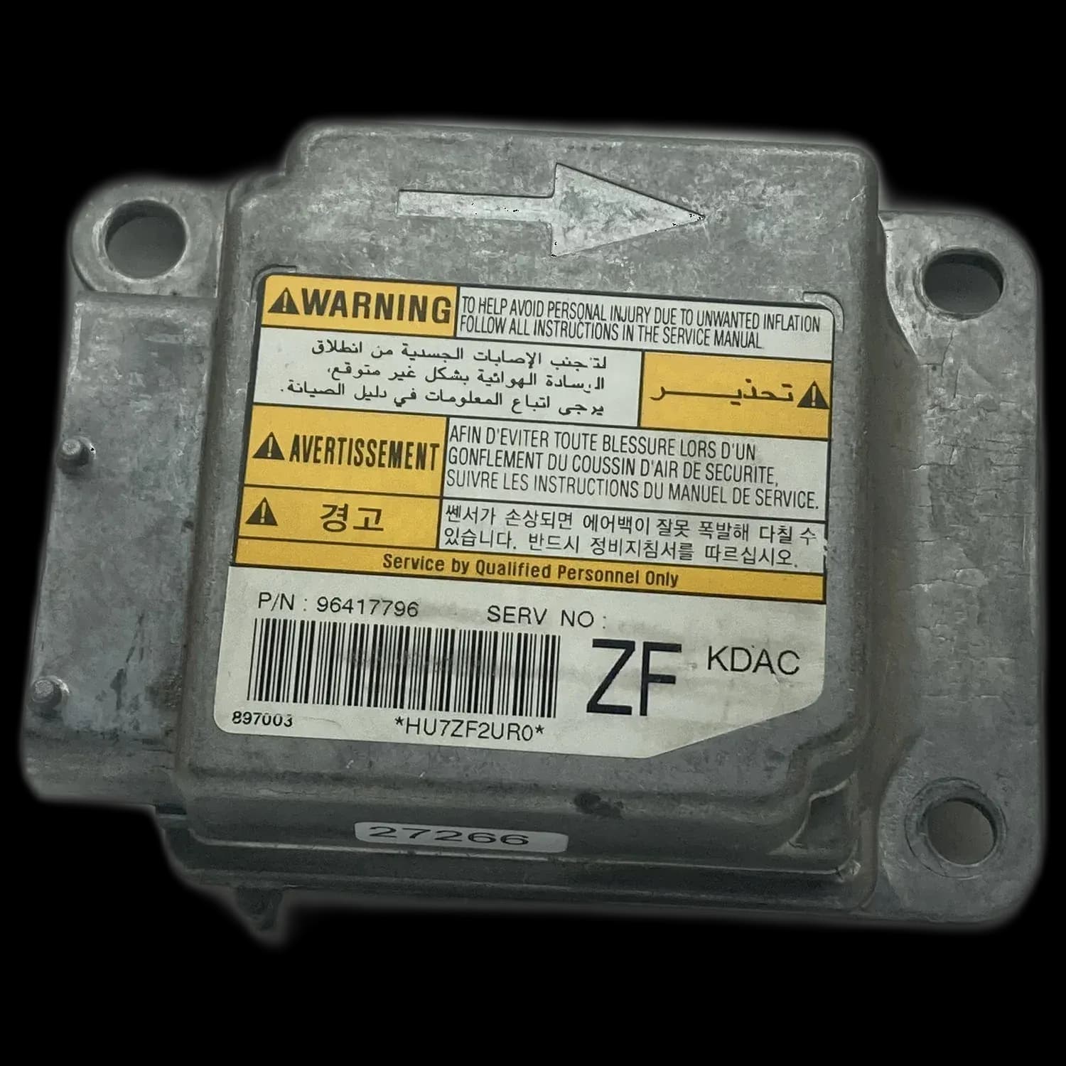 Daewoo Tacuma U100 Riparazione centralina airbag
