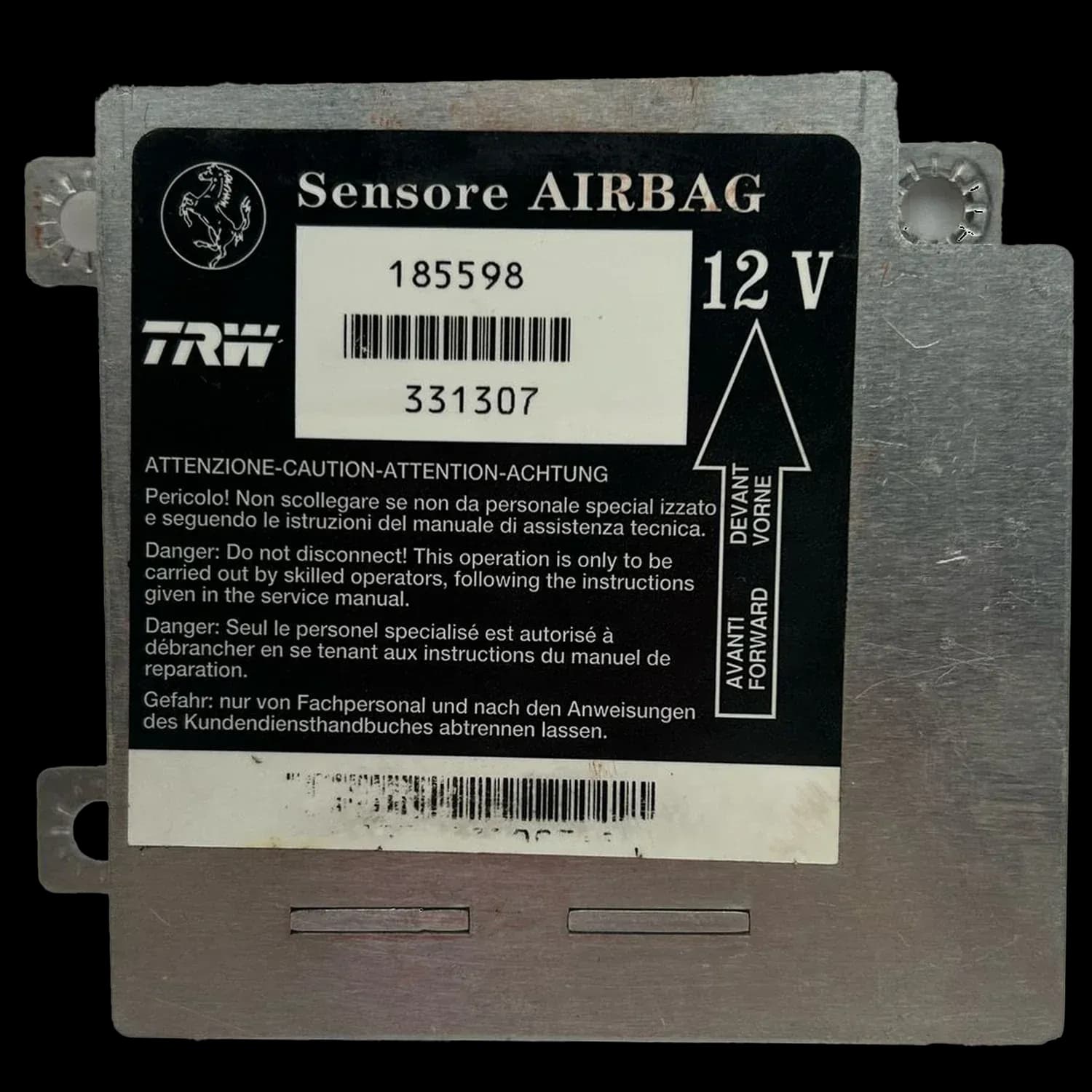 Ferrari Enzo F140 Riparazione centralina airbag