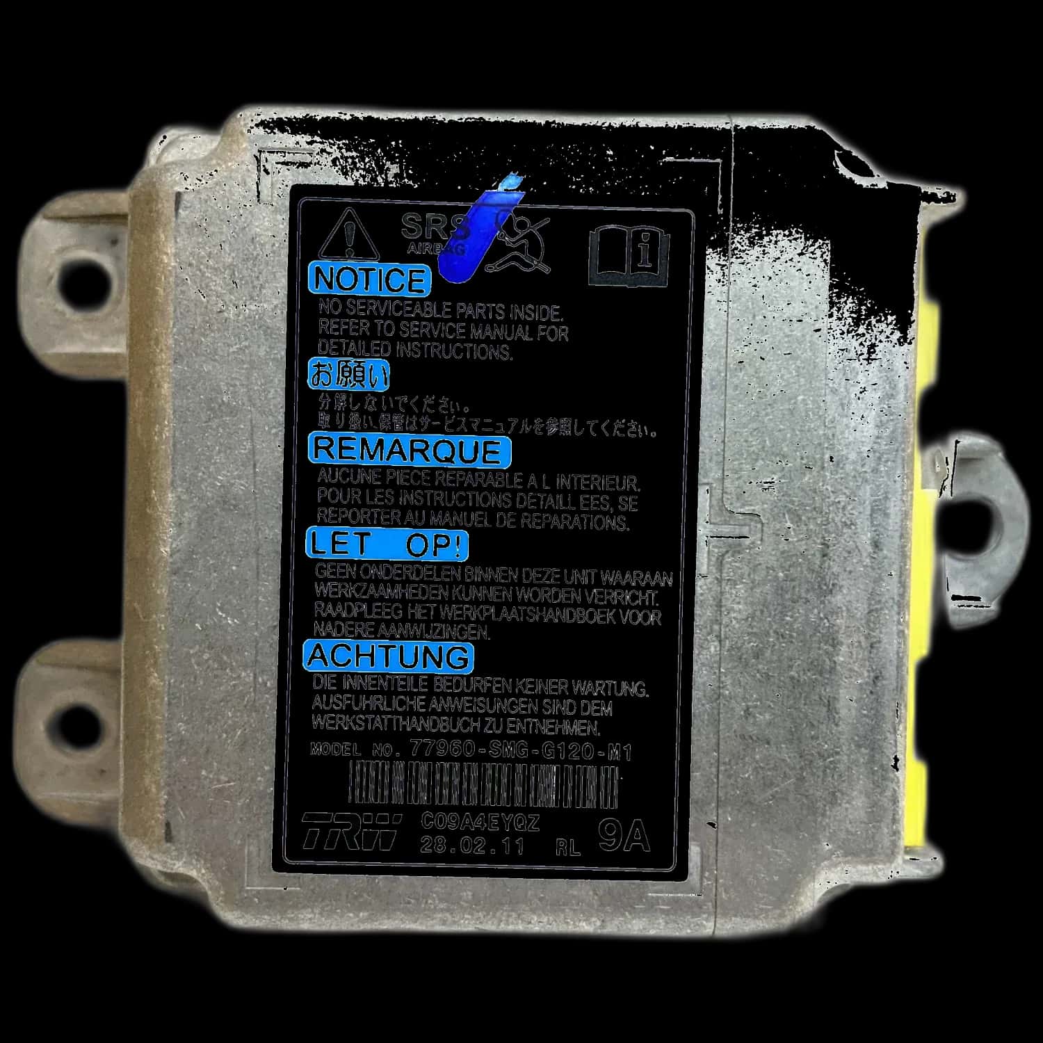 Honda Civic 9th Gen Riparazione centralina airbag