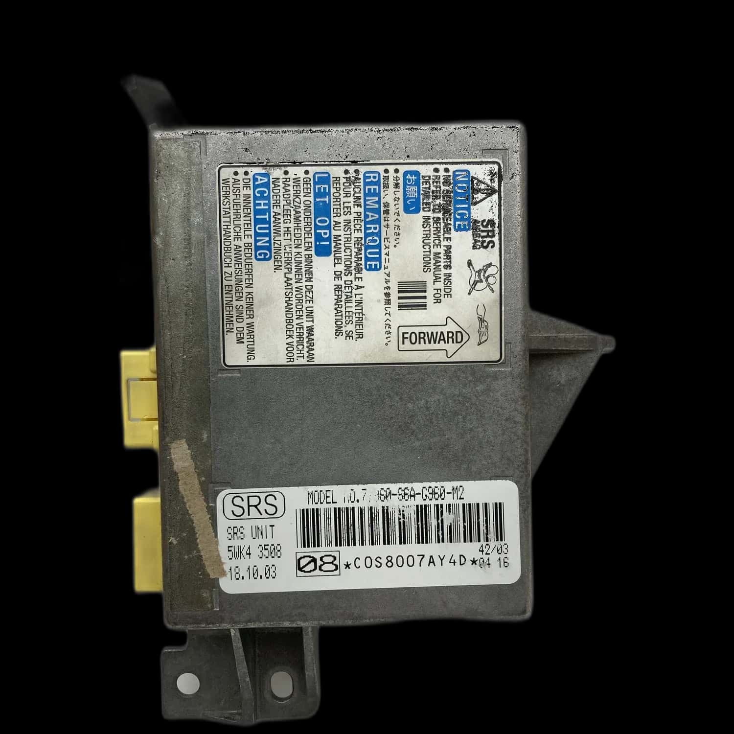Honda Civic 7th Gen Riparazione centralina airbag
