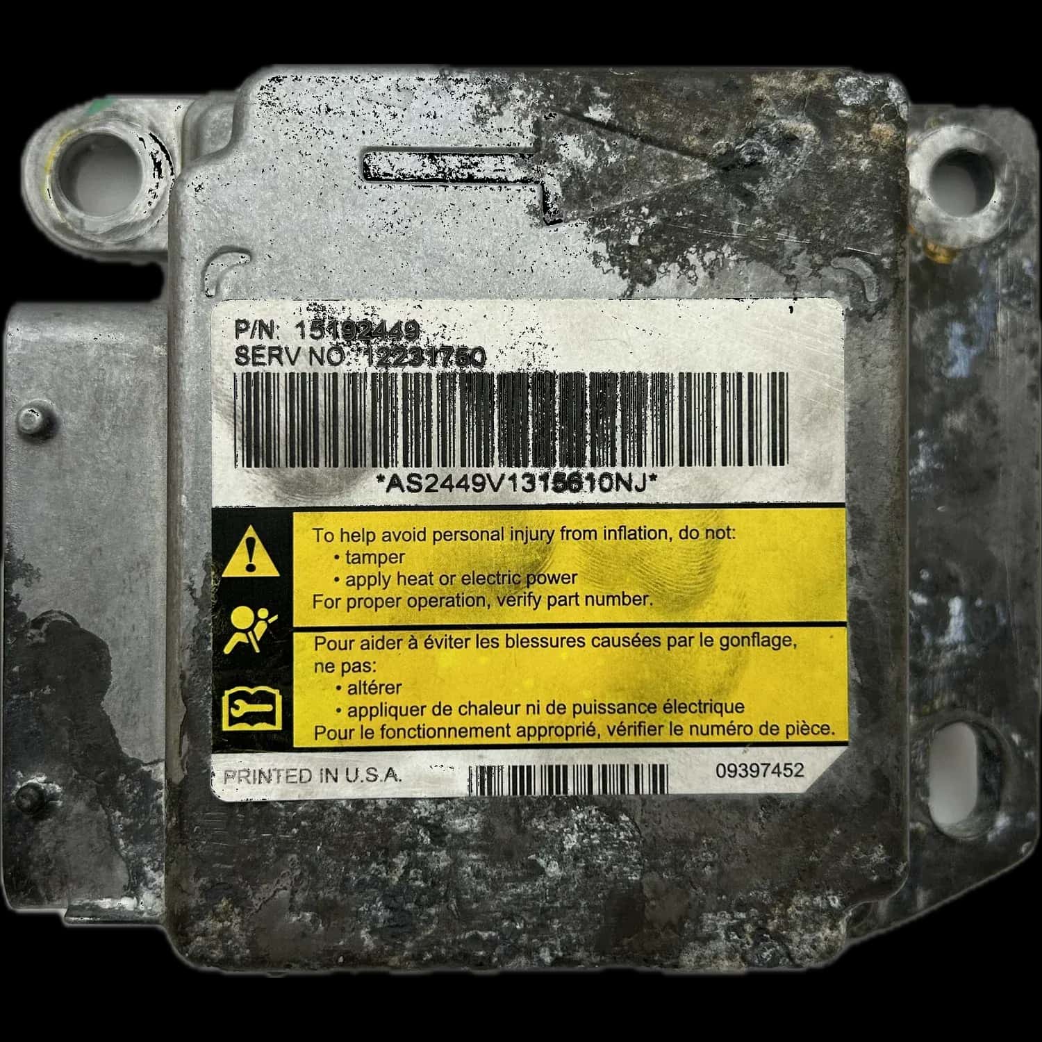 Hummer H2 SUV Riparazione centralina airbag