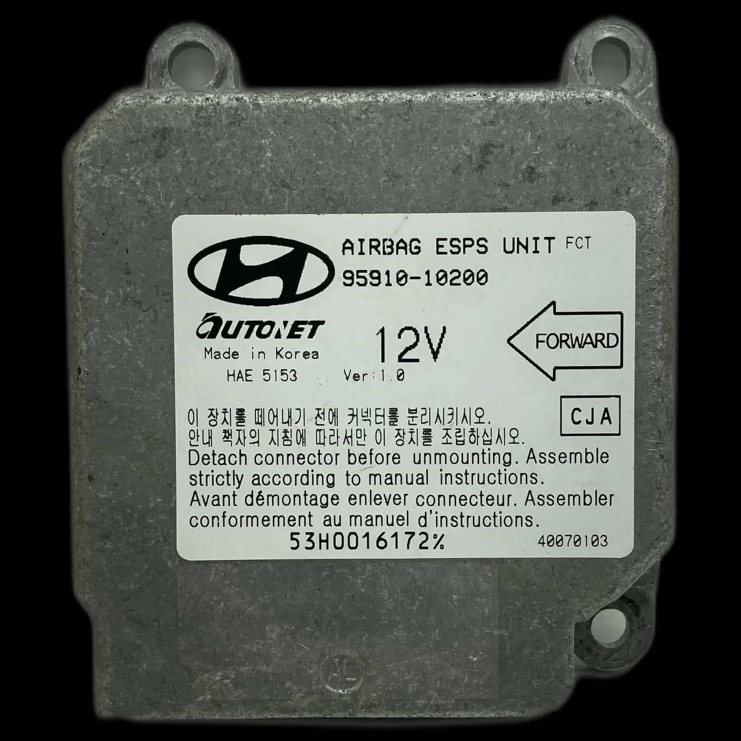 Riparazione centralina airbag Hyundai Matrix FC