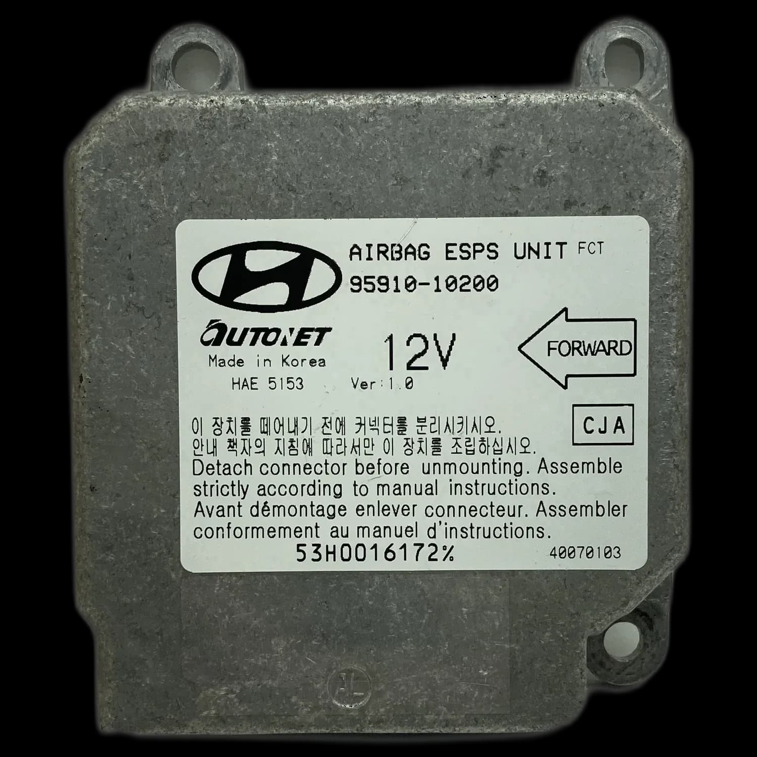 Riparazione centralina airbag Hyundai Matrix FC