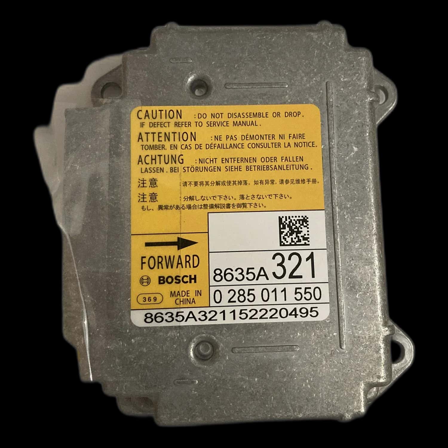Mitsubishi ASX GA Riparazione centralina airbag