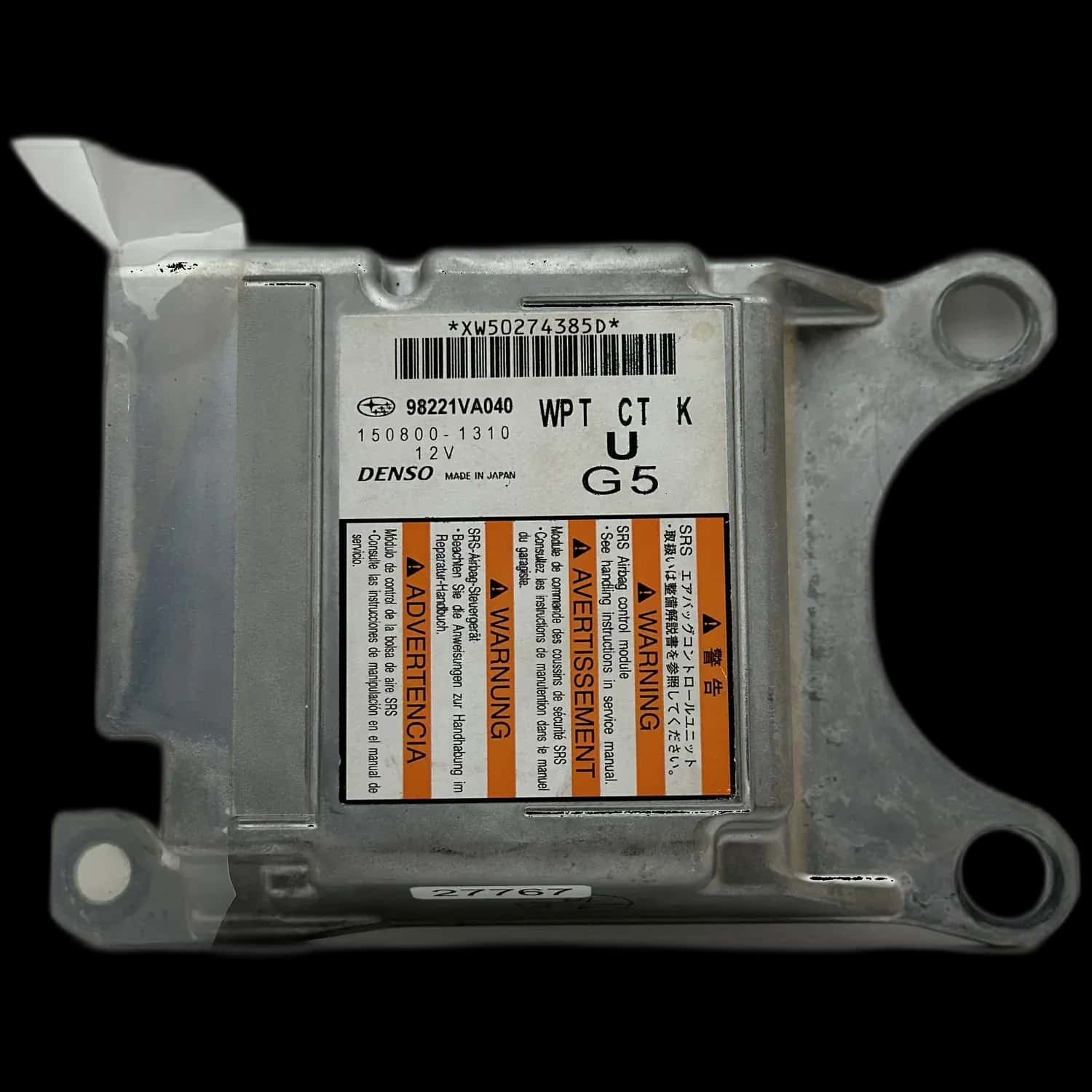 Riparazione centralina airbag Subaru WRX VB