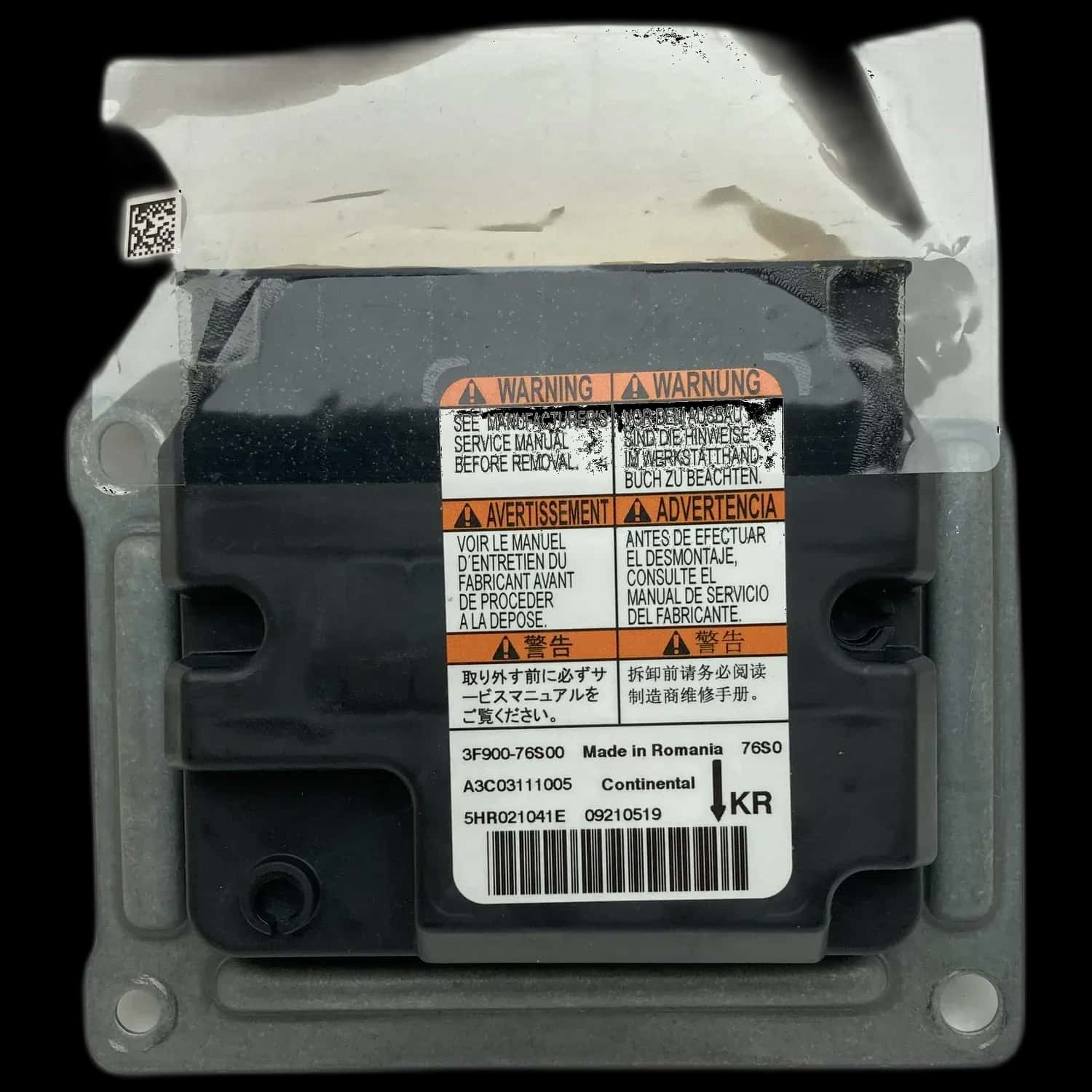 Riparazione centralina airbag Suzuki Vitara LY