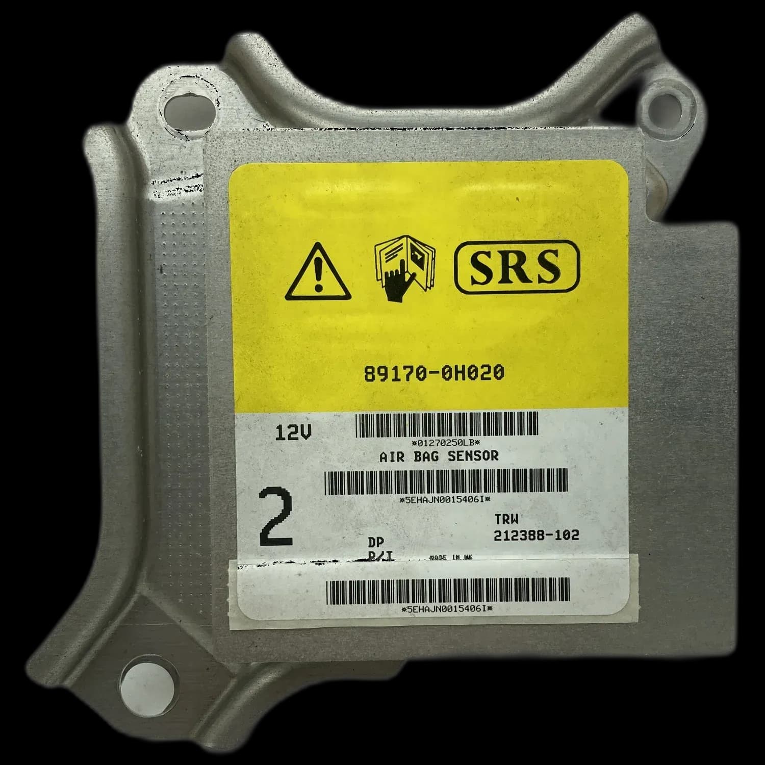 Toyota Aygo AB10 Riparazione centralina airbag