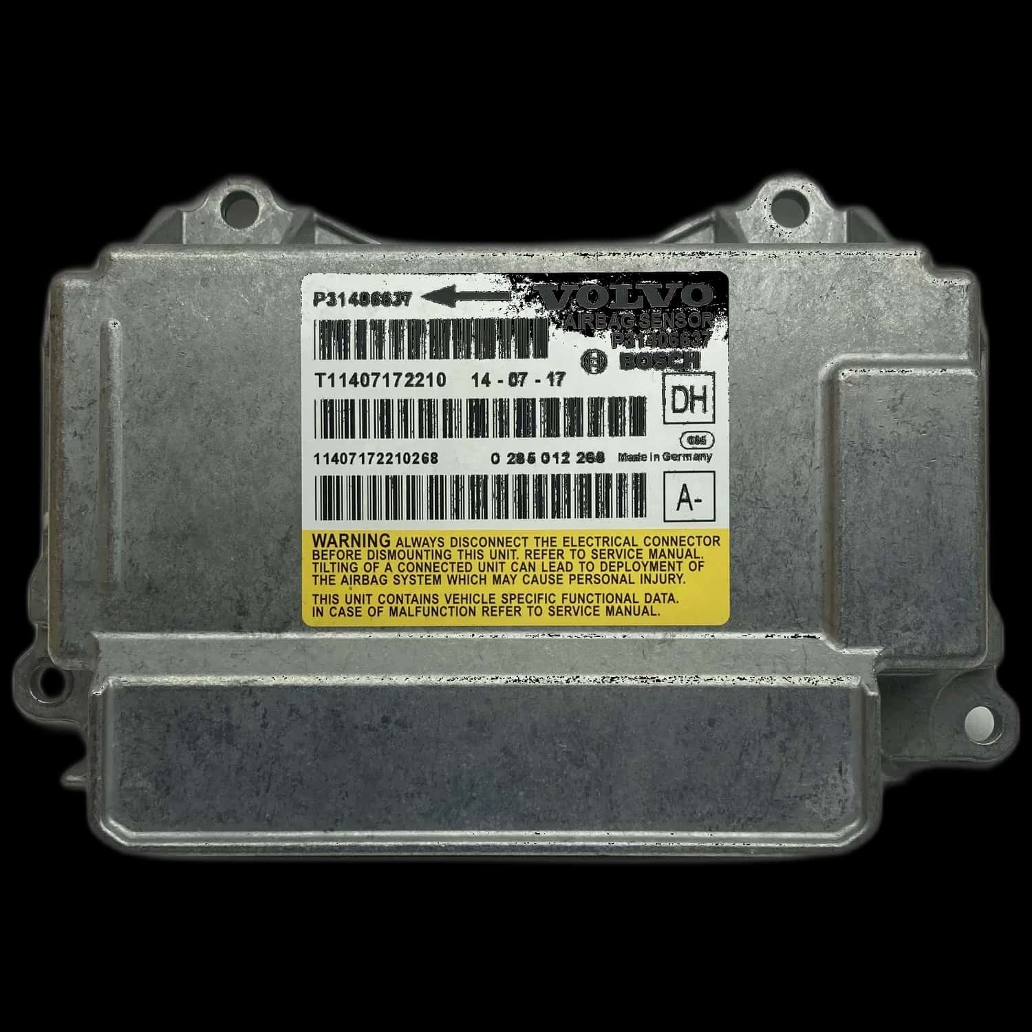 Volvo XC60 Y20 Riparazione centralina airbag