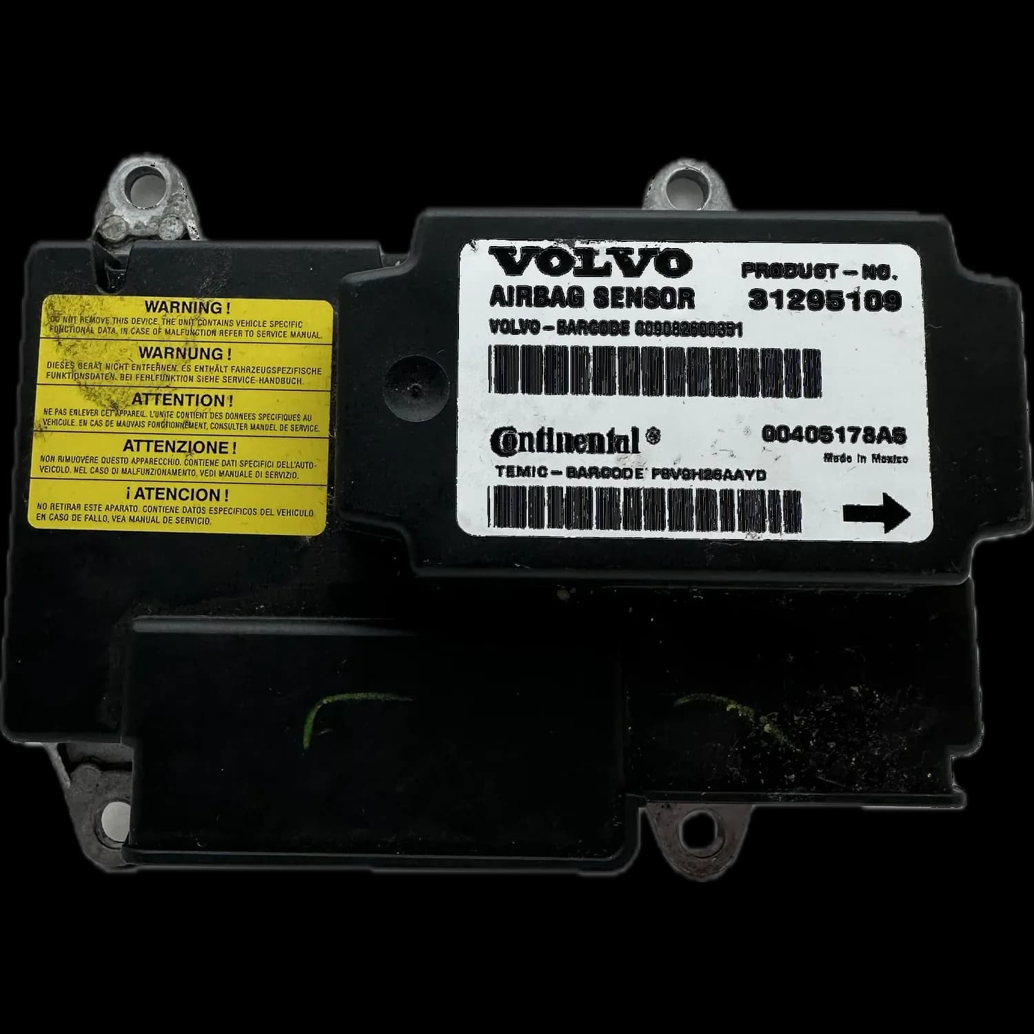 Volvo C30 Serie 1 Riparazione centralina airbag