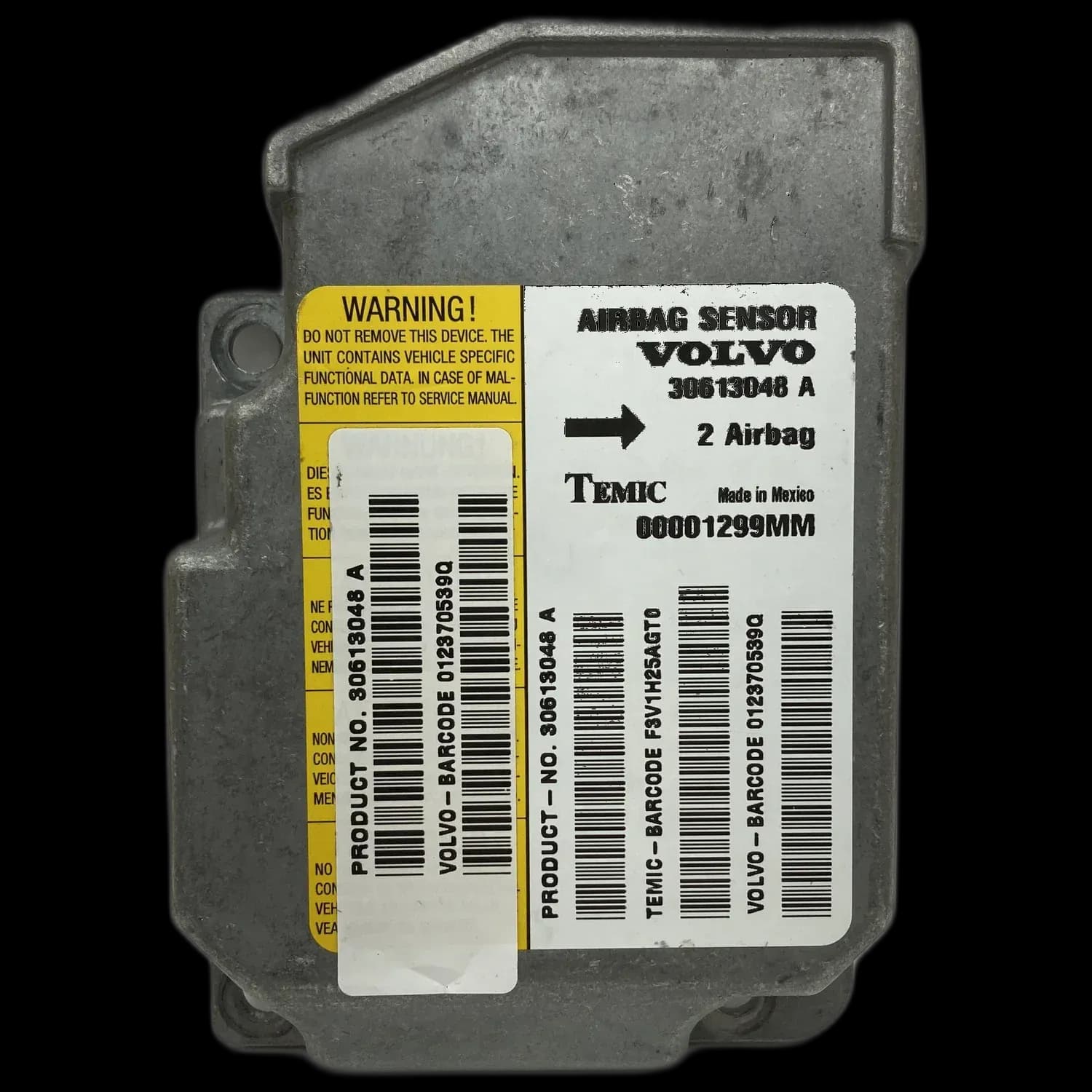 Volvo V40 Serie 1 Riparazione centralina airbag