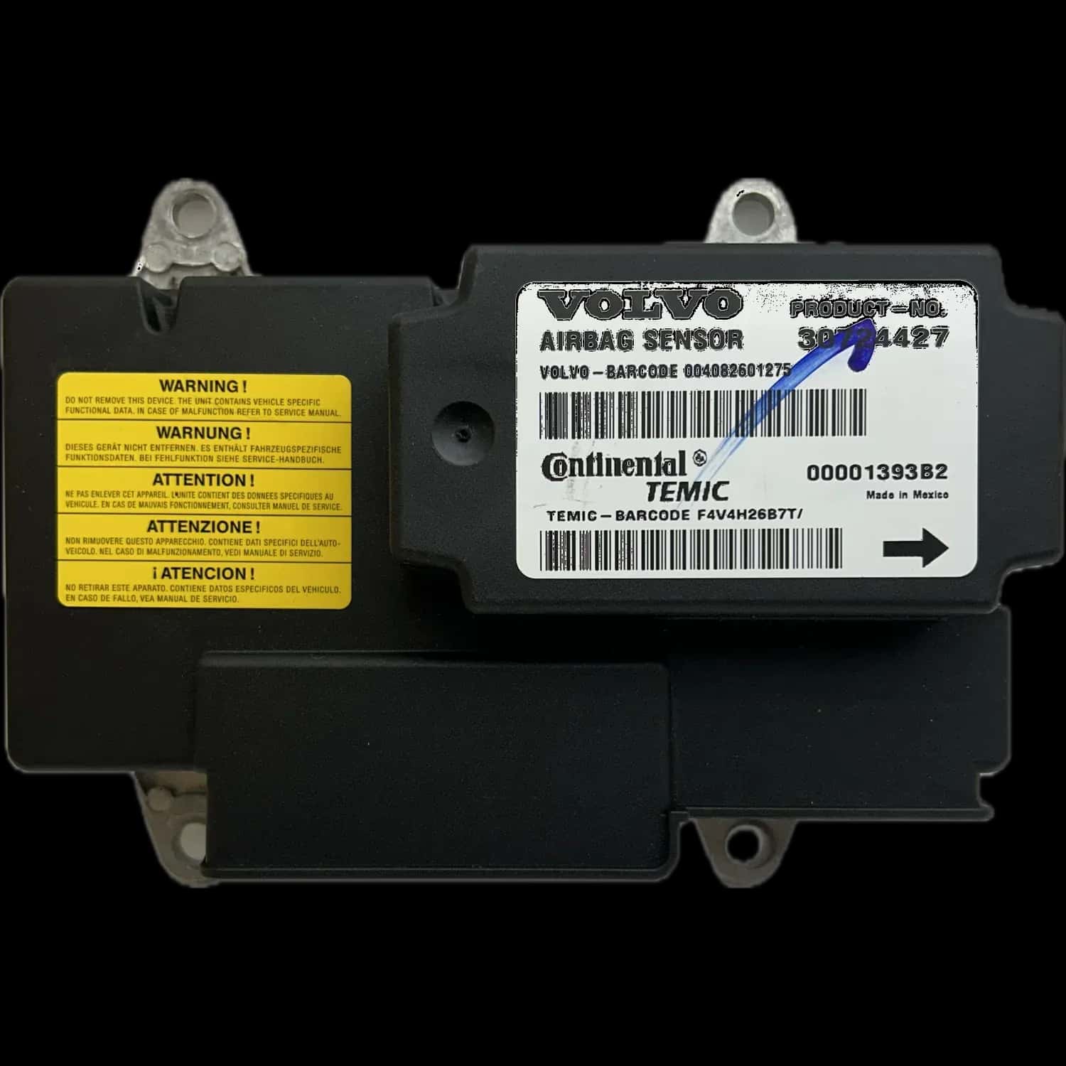 Volvo S40 Serie 2 Riparazione centralina airbag