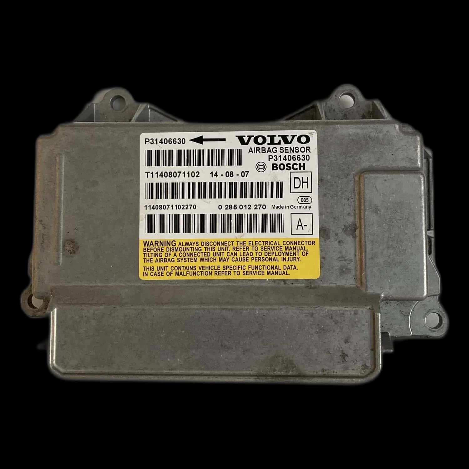 Volvo V70 Serie 2 Riparazione centralina airbag