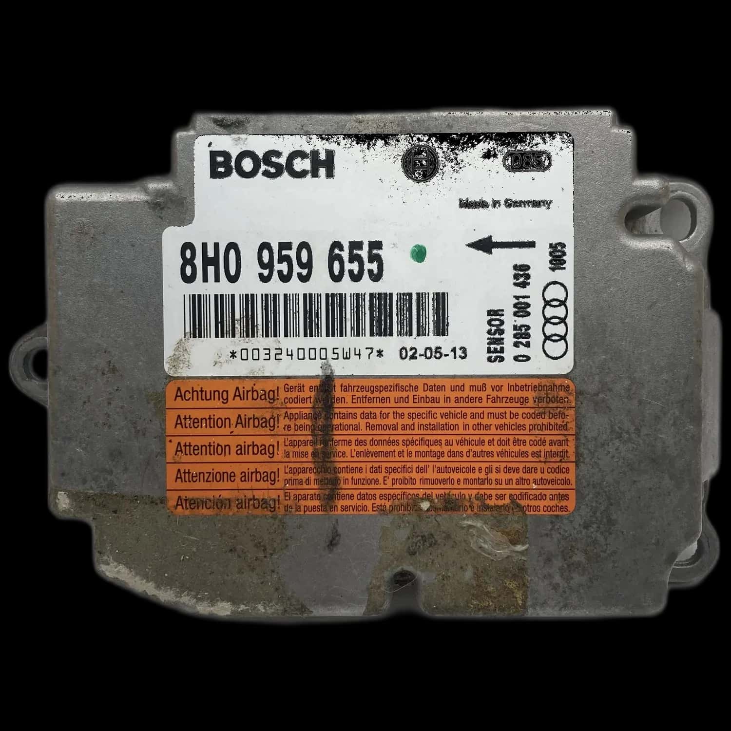 Riparazione centralina airbag Audi A4 B6 Cabriolet (8H)
