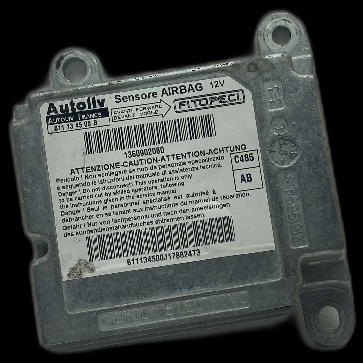 Riparazione centralina airbag Fiat Qubo 225