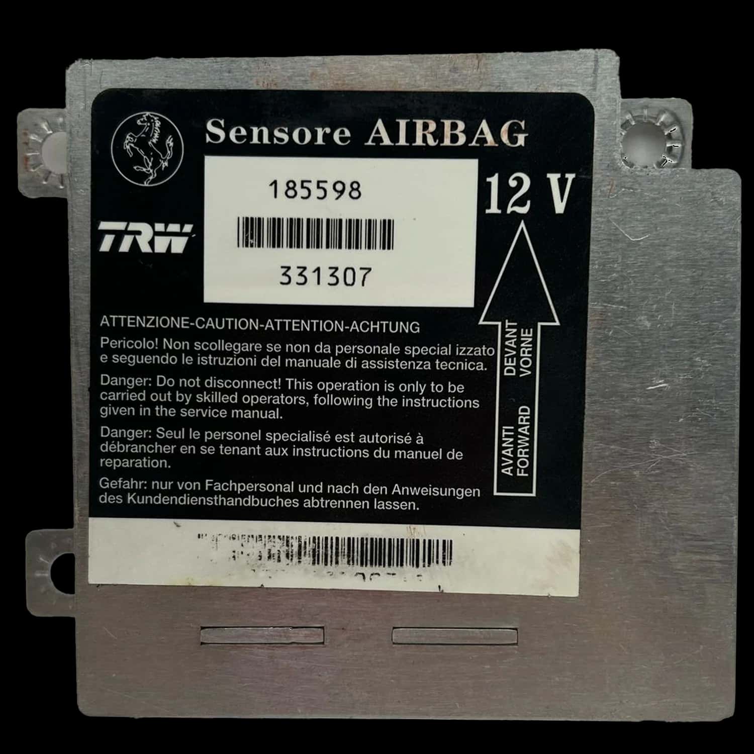 Ferrari Enzo F140 Riparazione centralina airbag