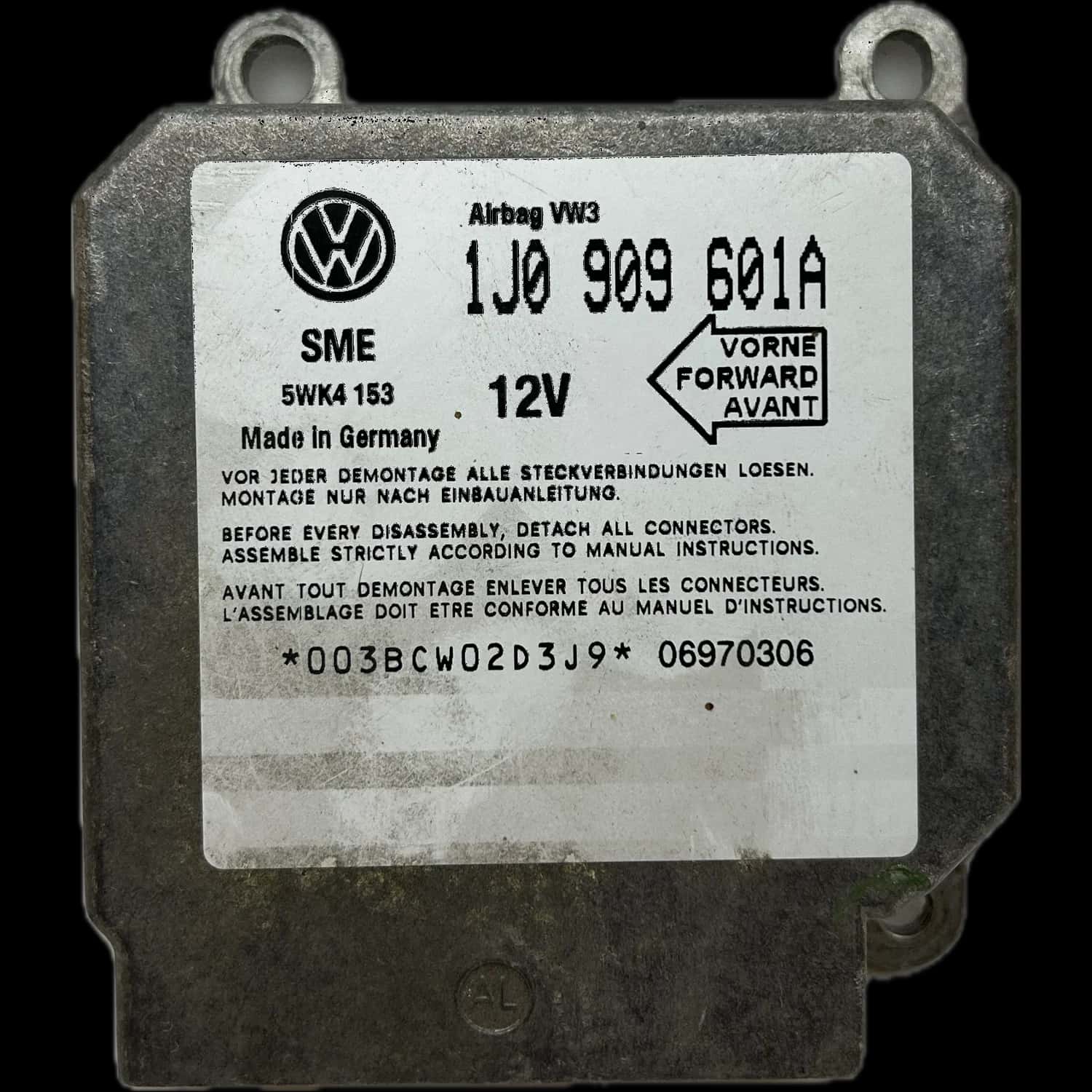Audi A3 8L Riparazione centralina airbag