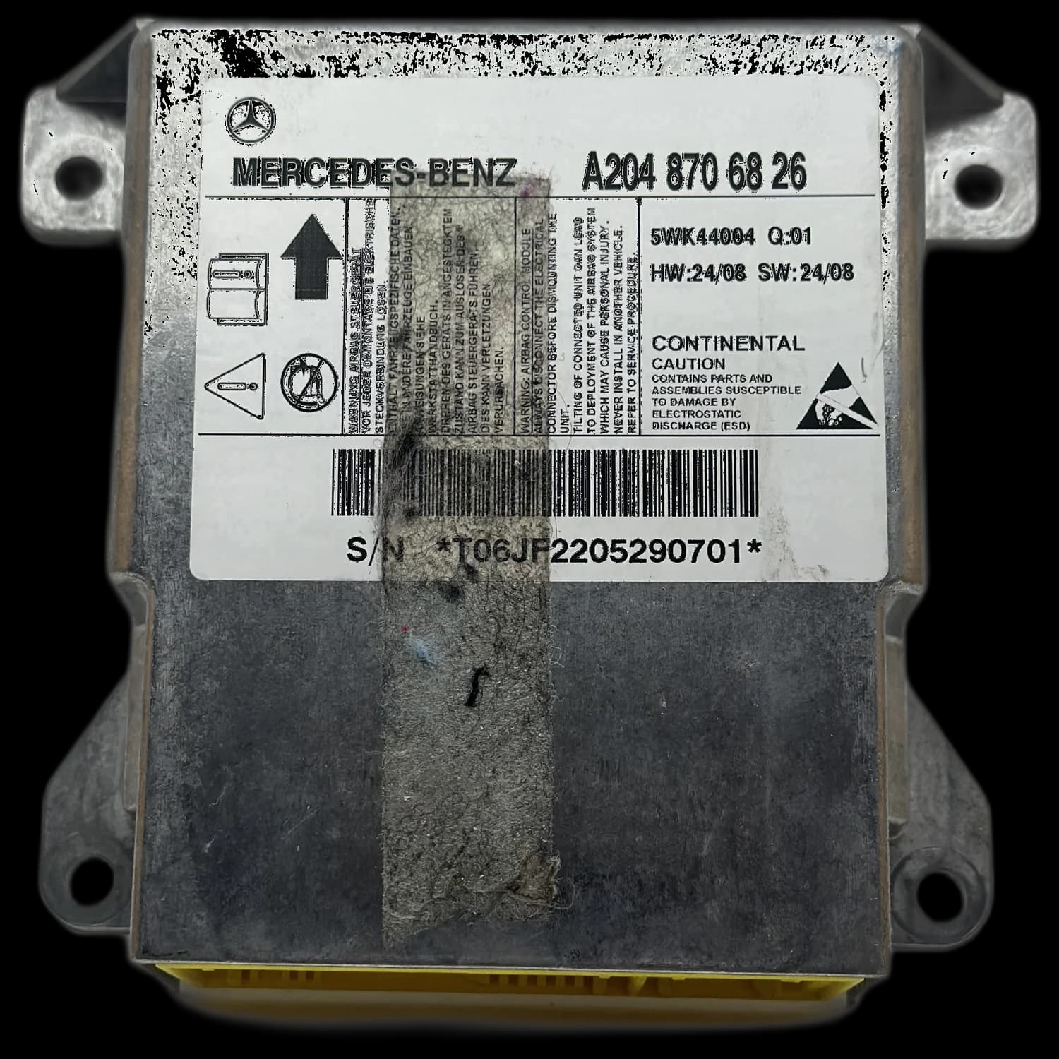 Centralina airbag A204 870 68 26, Etichetta